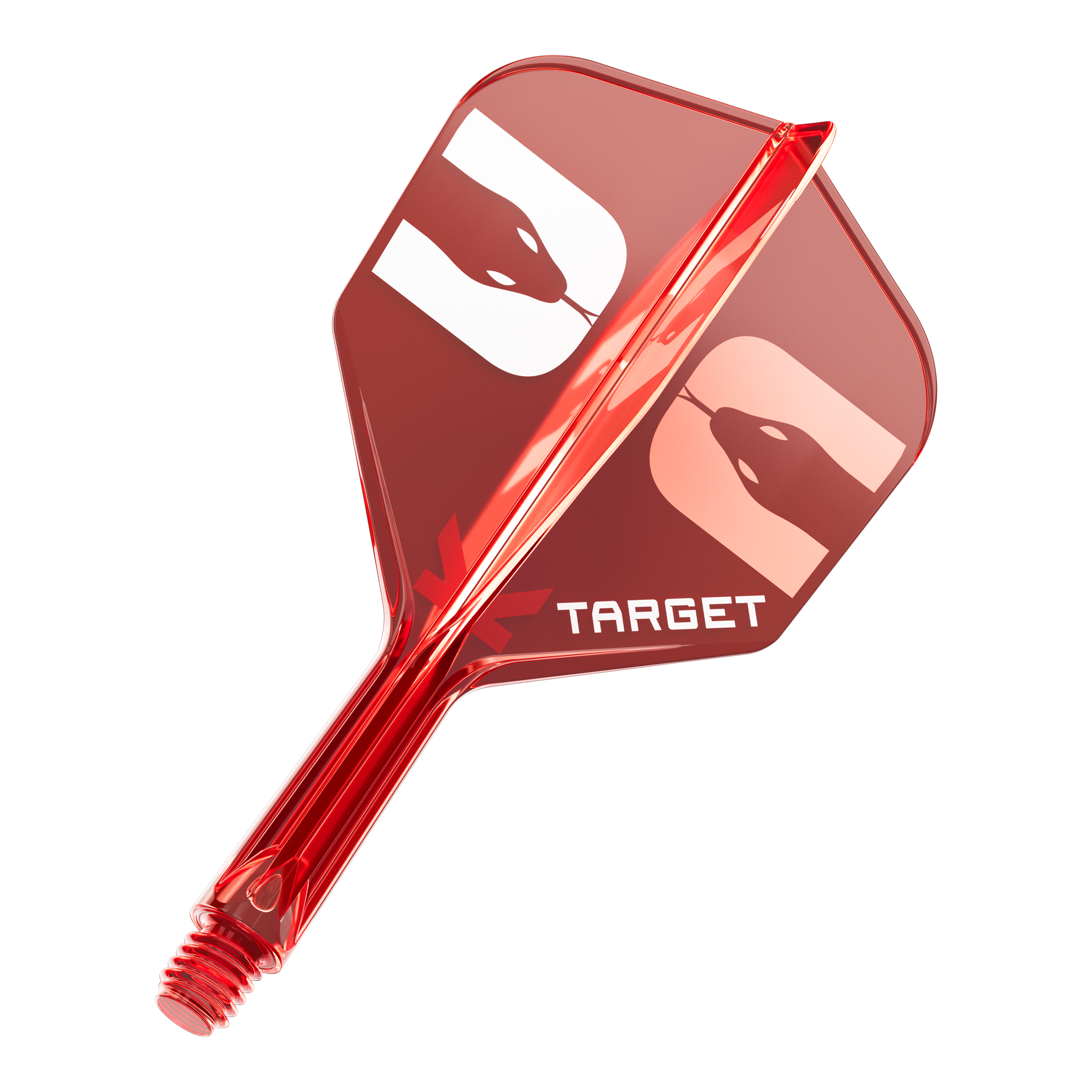 Letky Target K-Flex Nathan Aspinall č. 6 Das Bild zeigt ein Produktbild mit dem Dateinamen 410597_Target_K-Flex_Nathan_Aspinall_No6_Flight-System_19mm_1_(2). Es scheint sich um einen Dart-Flight oder ein Dart-Zubehör zu handeln.