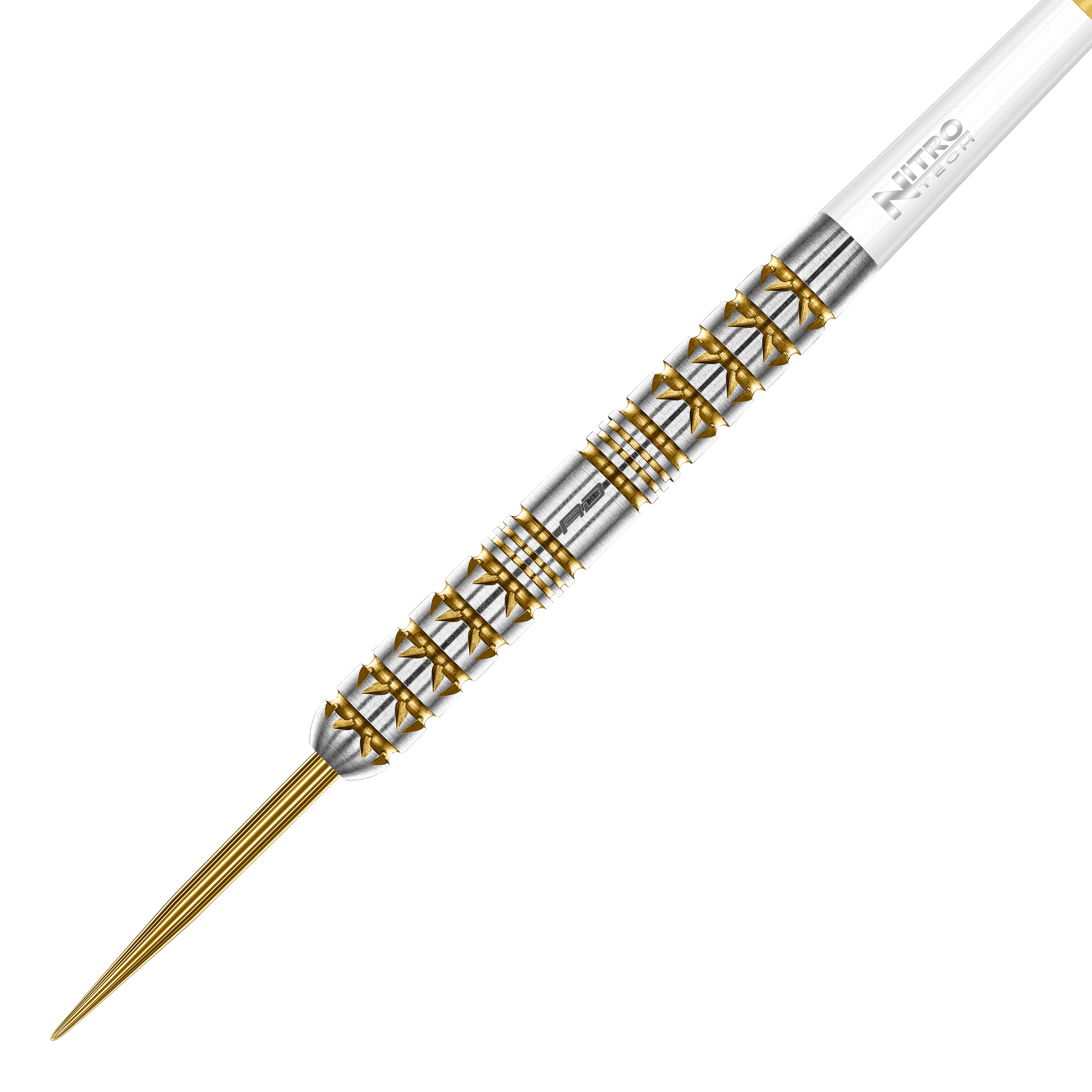 Ocelové šipky Red Dragon Paradym Gold Parallel Red Dragon Paradym Gold Parallel Steeldarts sind auf dem Bild zu sehen. Die Steeldarts haben ein elegantes, gerades Design und eine goldene Farbgebung.