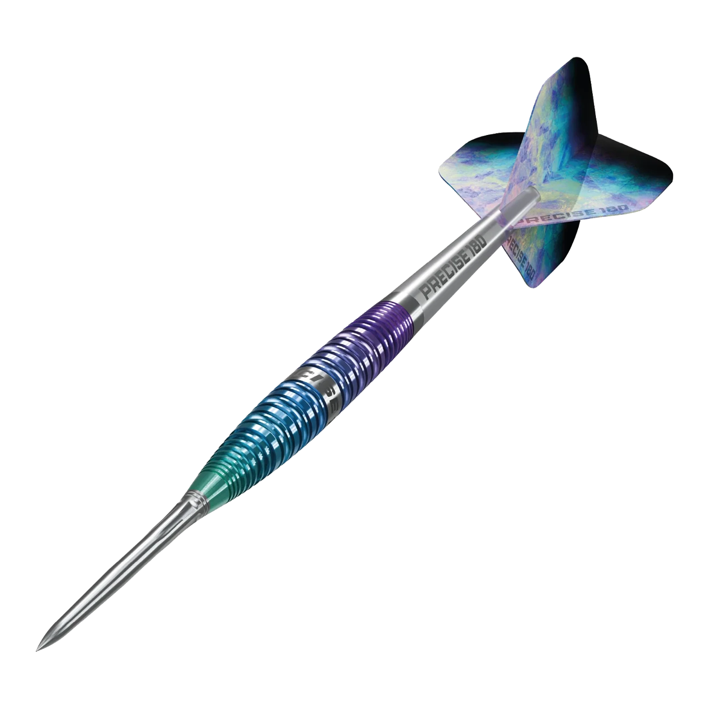 Přesné ocelové šipky Northern Lights 180 Abgebildet sind die Precise 180 Northern Lights Steeldarts. Die Steeldarts zeichnen sich durch ihr spezielles Design aus.
