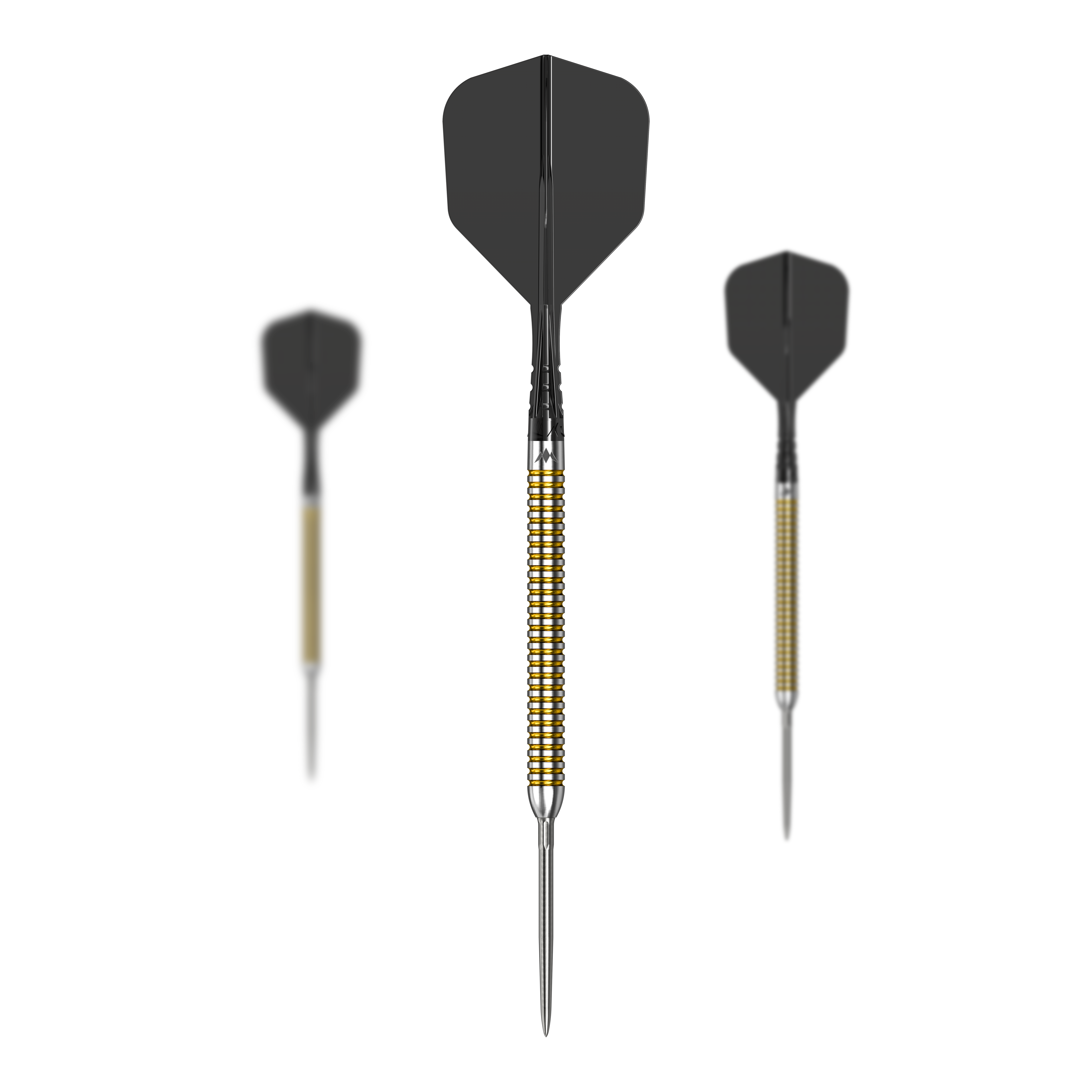 Ocelové šipky Mission Mike De Decker V2 R2.5 Dies ist ein Produktfoto von Mission Mike De Decker V2 R2.5 Steeldarts. Die Darts werden im Set dargestellt.