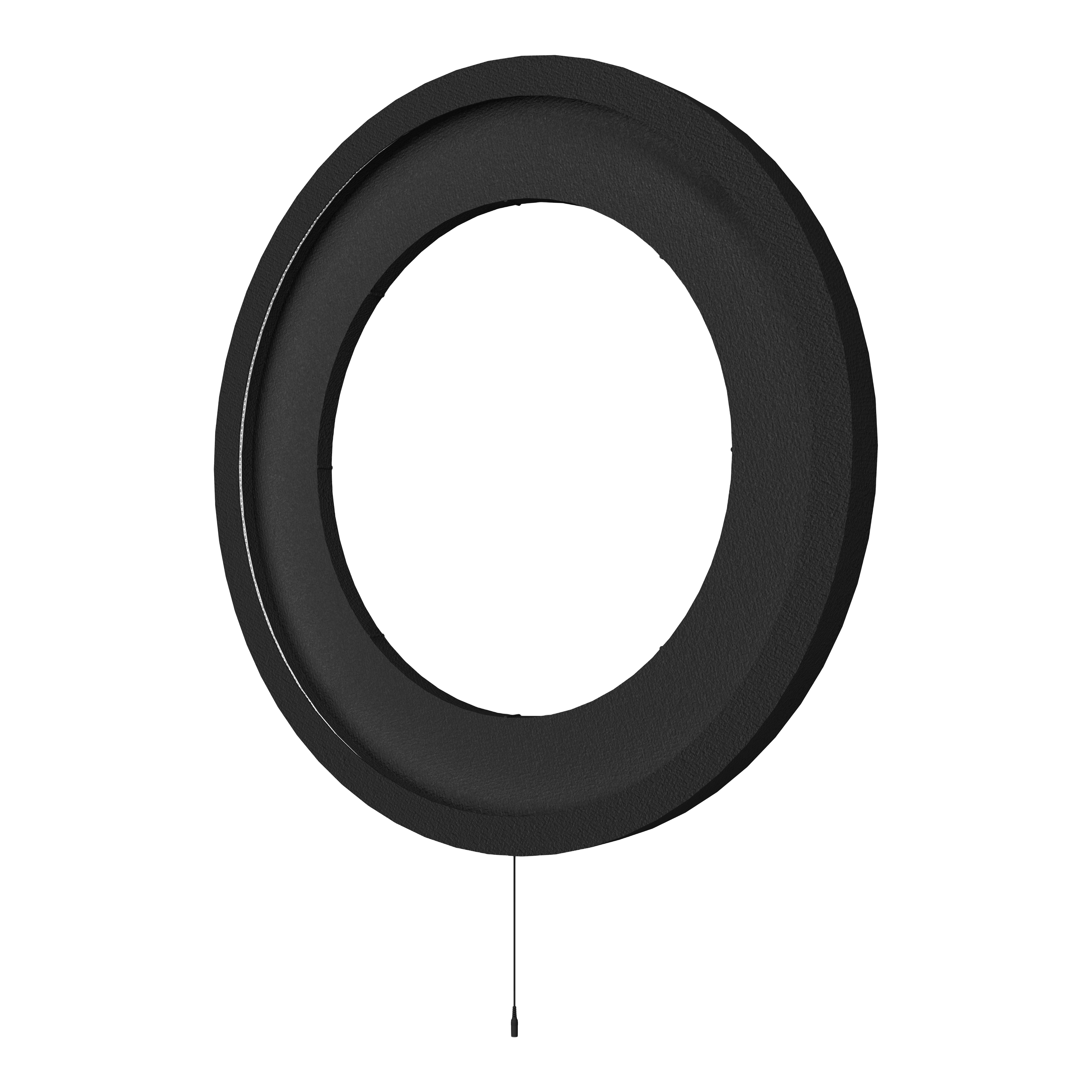 Das Bild zeigt das Produkt "Bulls NL Lumo XL Surround Beleuchtungssystem". Es handelt sich um ein rundes, schwarzes Beleuchtungssystem mit einem schlichten Design.