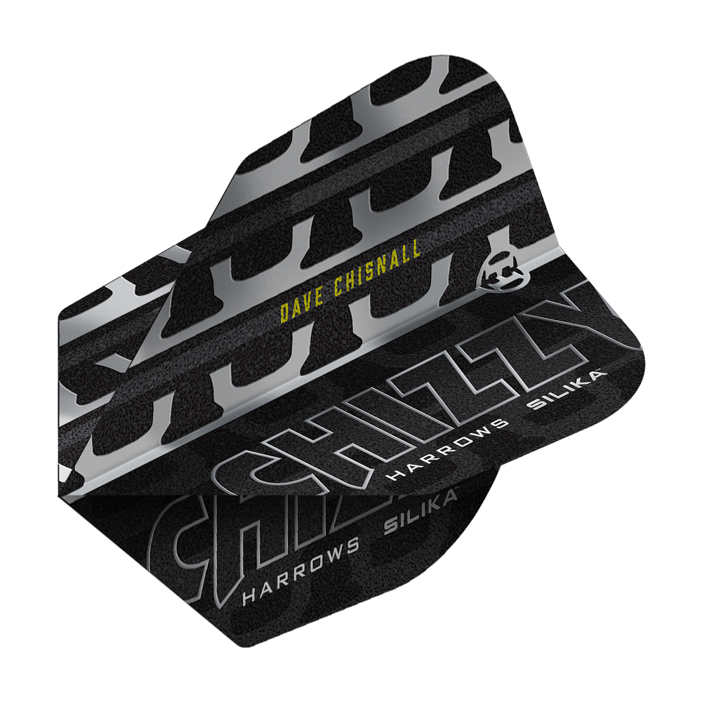 Harrowův Dave Chisnall Chizzy, série 4, č. 6 Das Foto zeigt Harrows Dave Chisnall Chizzy Series 4 No6 Flights. Dieses Produkt ist ein Dartzubehör.