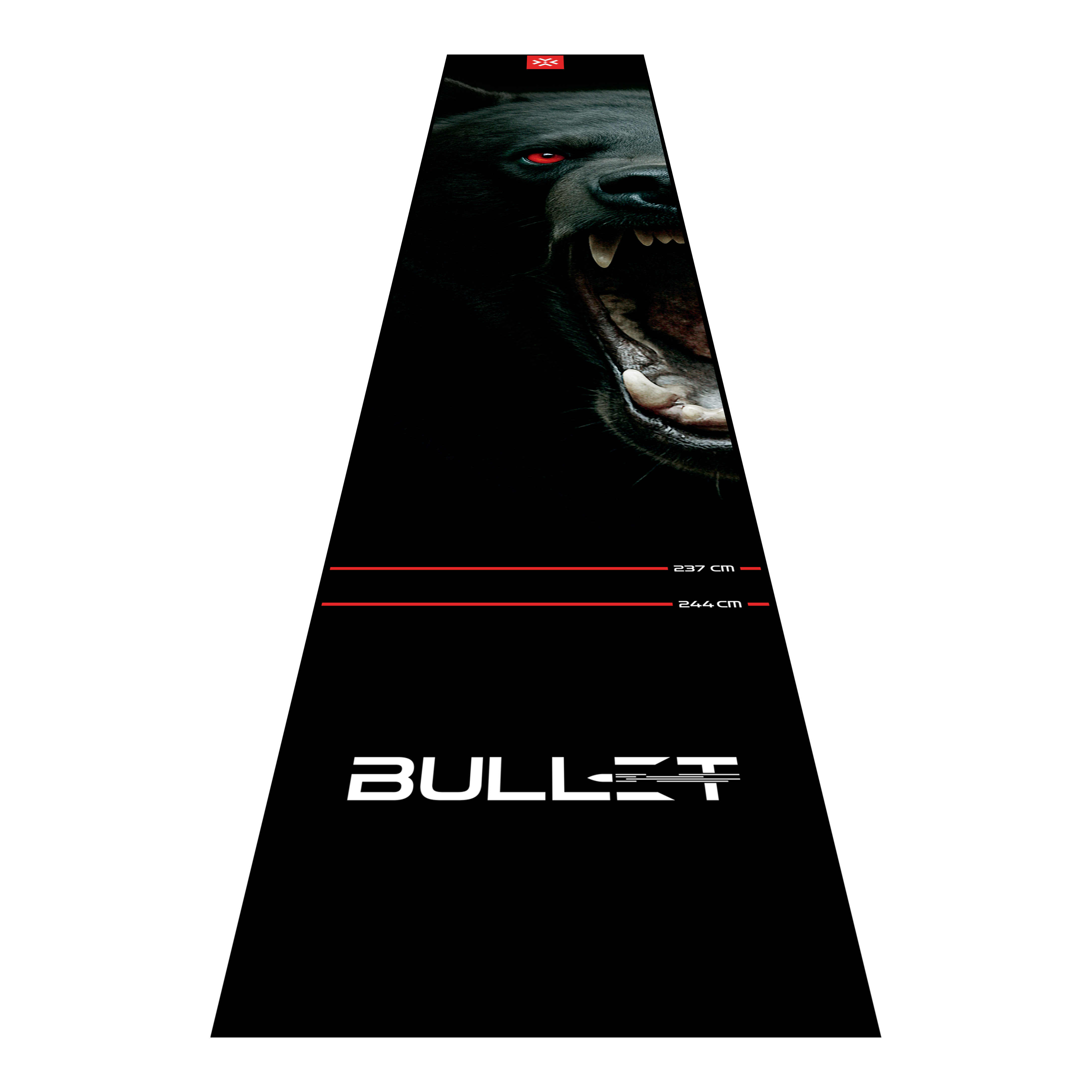 Podložka na šipky Bullet Shred Hier ist die Bullet Shred Dartmatte abgebildet. Sie schützt den Untergrund und sorgt für ein sicheres Dartspiel.
