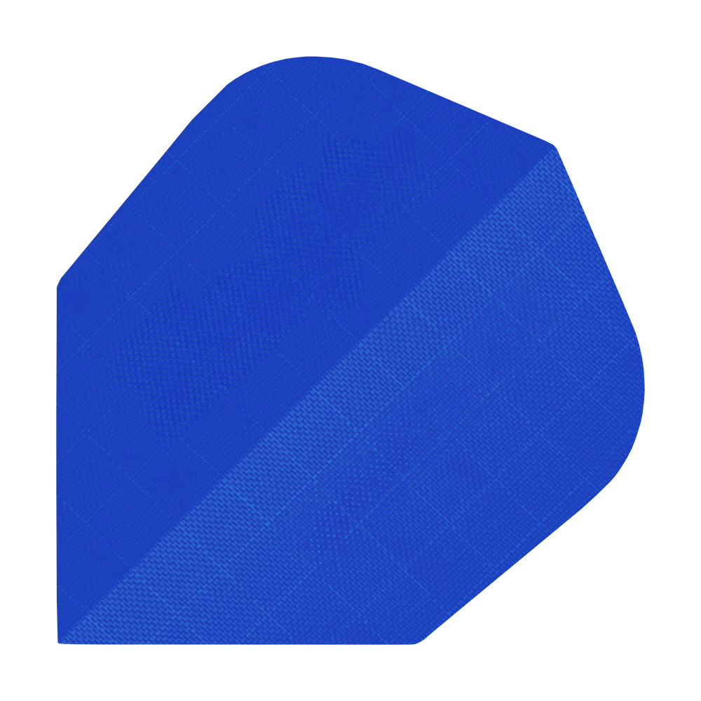 Der Nylon-Stoff No6 Flight in Blau ist auf dem Bild zu erkennen. Er gehört zur Dart-Ausrüstung.