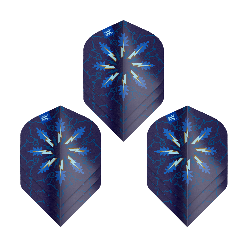 Target ProUltra Phil Taylor Power Gx2 No2 Standardní letky - 3 sady Abgebildet ist das Produkt Target ProUltra Phil Taylor Power Gx2 No2 Standard Flights - 3 Sets. Es handelt sich um Dart-Flights im speziellen Design von Phil Taylor.