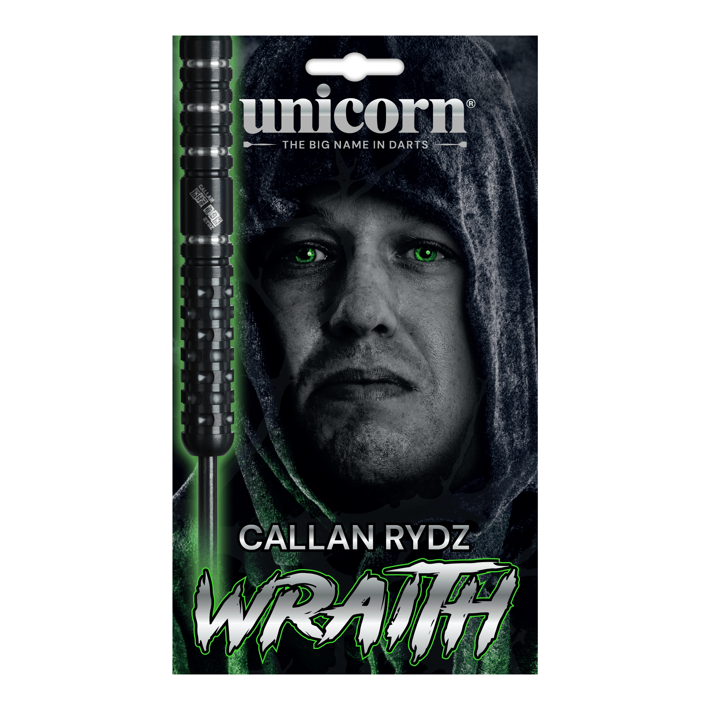 Ocelové šipky Unicorn Wraith Callan Rydz - 23g Das Foto zeigt Unicorn Wraith Callan Rydz Steeldarts - 23g. Die Darts sind für professionelle Spieler geeignet.