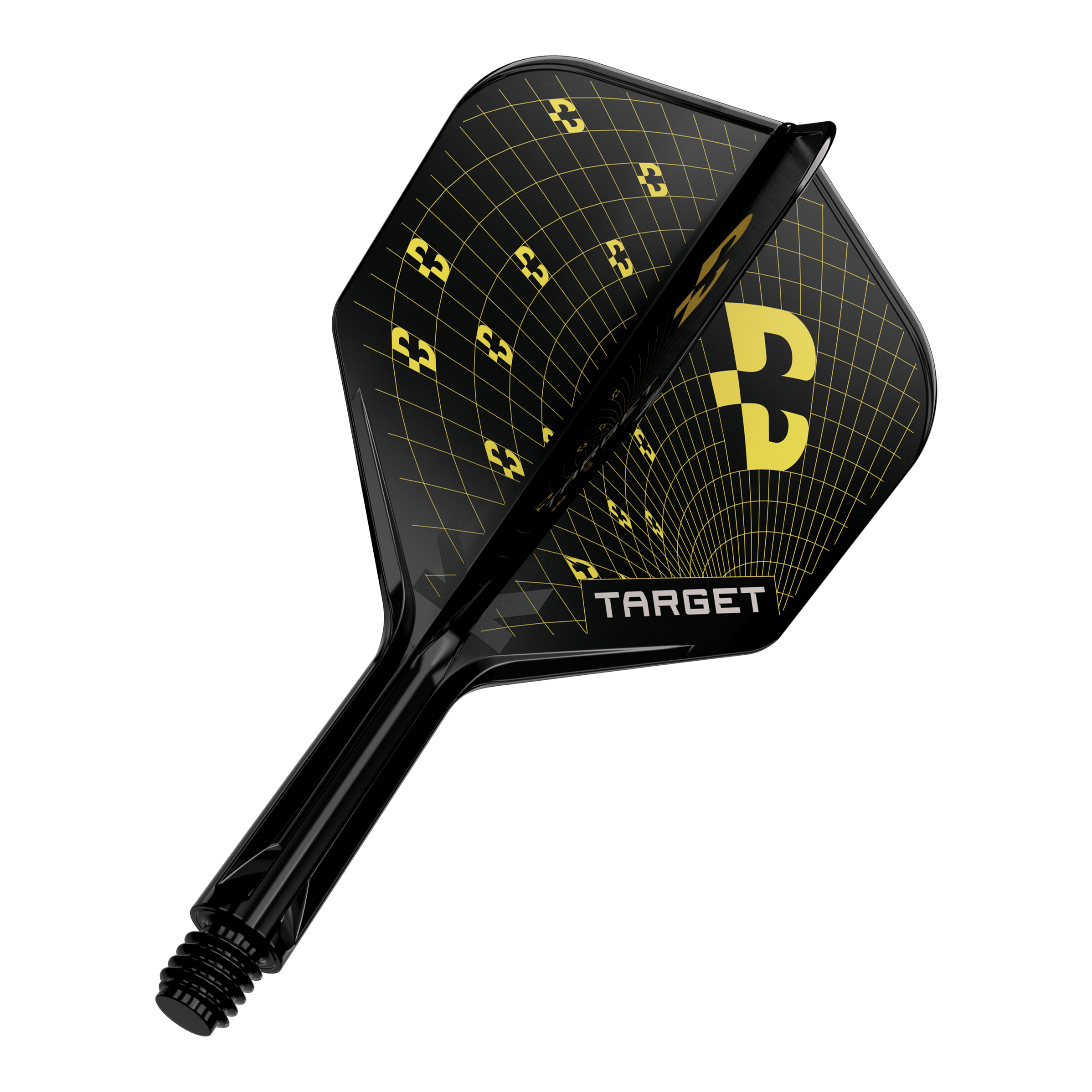 Letky Target K-Flex Bolide č. 6 Ein Dartflight aus der K-Flex Bolide No6 Reihe in 19 mm ist abgebildet. Der Flight hat ein modernes Design.