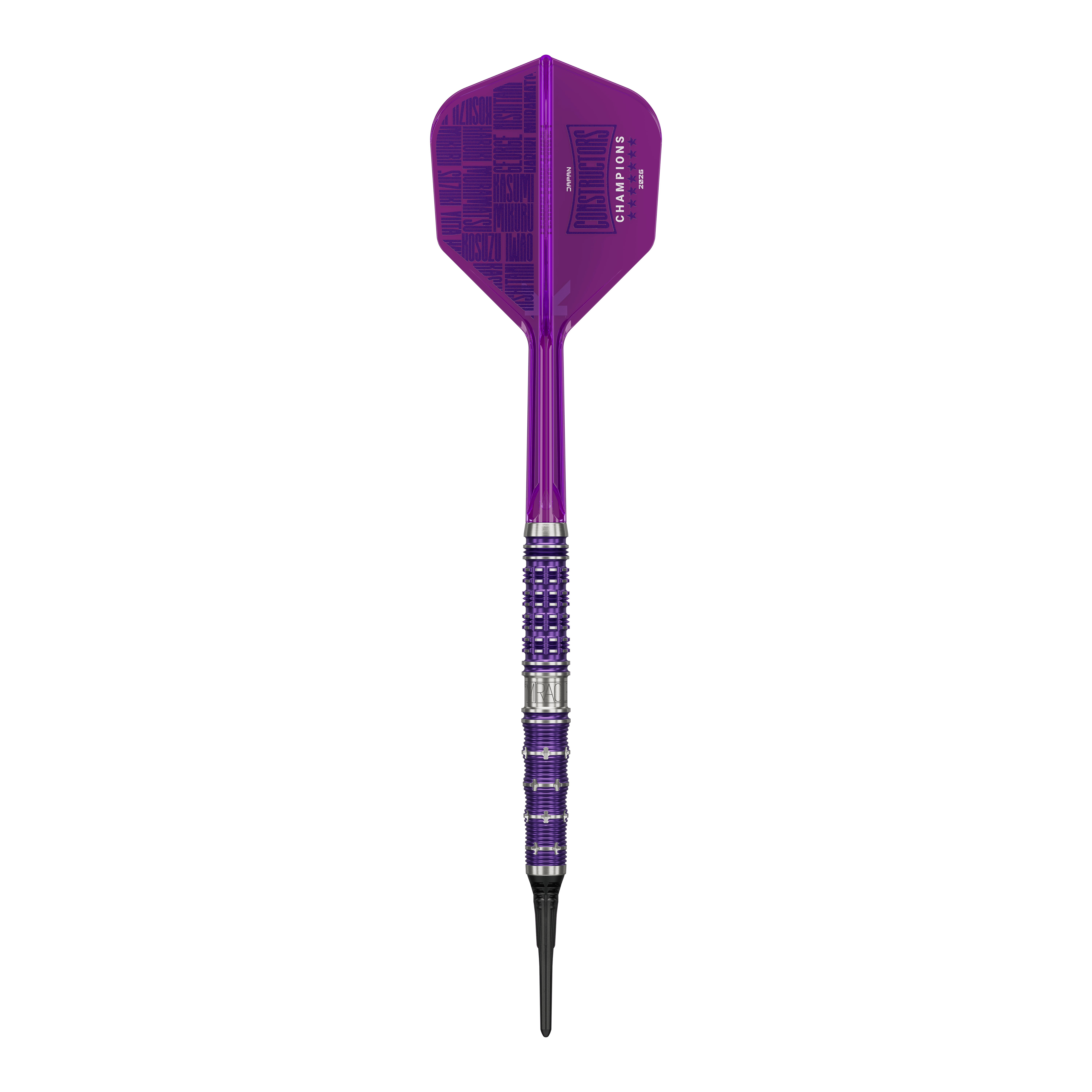 Šipky Target Japan The Miracle GEN7 Constructors Champions Limited - 21,5 g Target Japan The Miracle GEN7 Constructors Champions Limited Darts - 21,5g. Das Bild illustriert das spezielle Dart-Set aus der japanischen Miracle Serie.