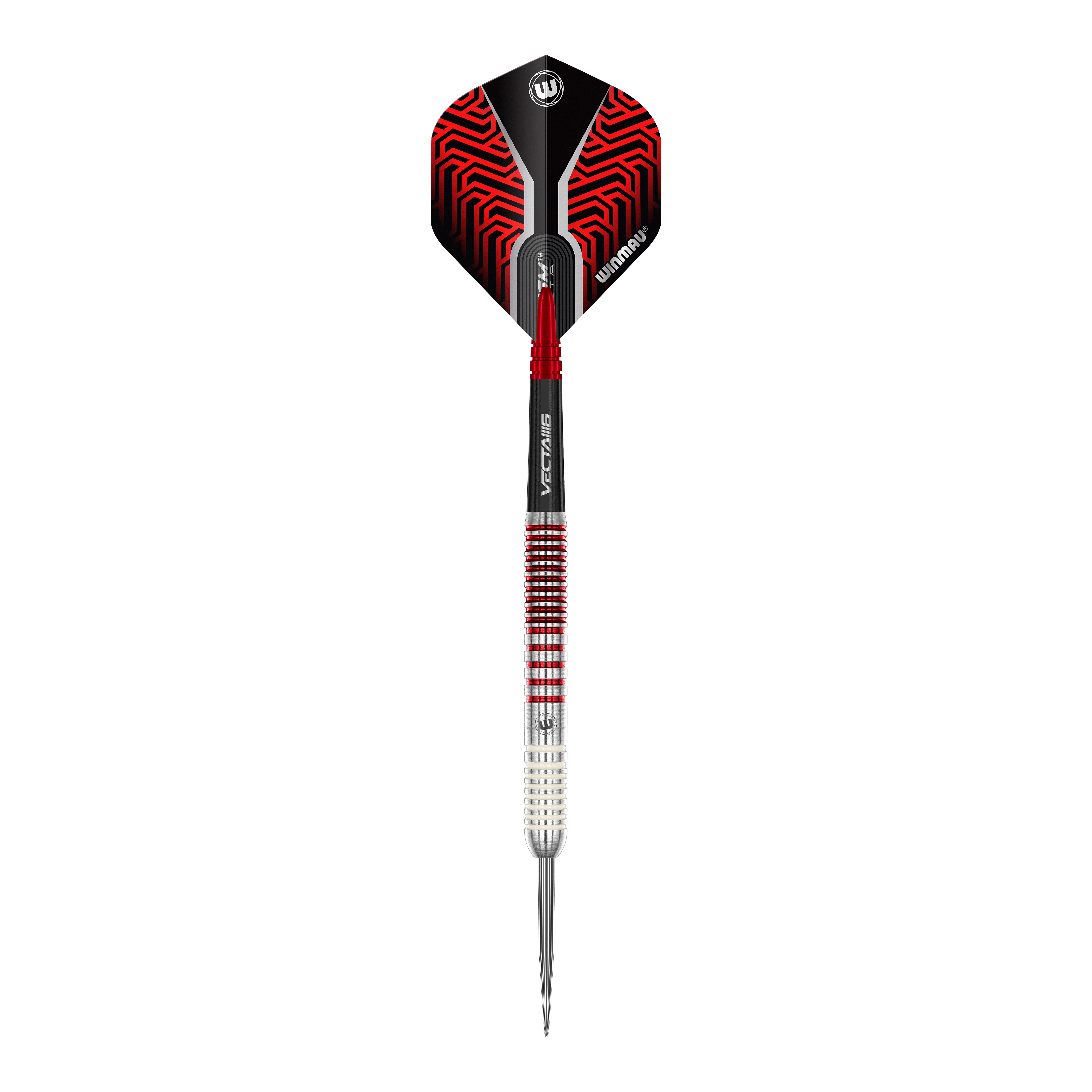 Šipky Winmau Team 360 Jack Johnson ocelové - 24g Auf dem Bild sind die Winmau Team 360 Jack Johnson Steeldarts mit 24g Gewicht zu sehen. Dieses Dart-Set ist beliebt bei erfahrenen Spielern.