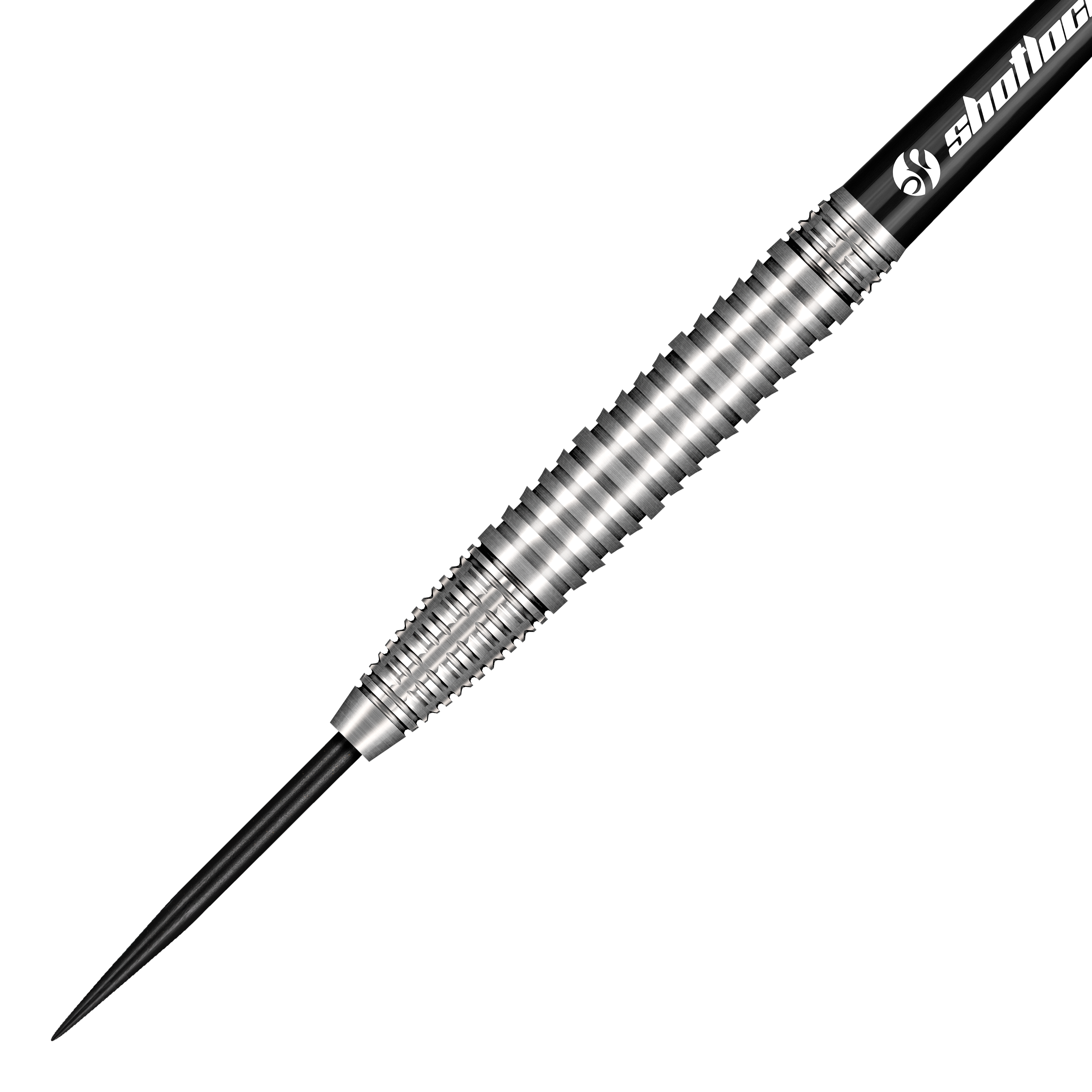 Hier sehen Sie die Shot Badlands Krush Steeldarts. Das Produkt bietet Steeldarts in auffälligem Look.