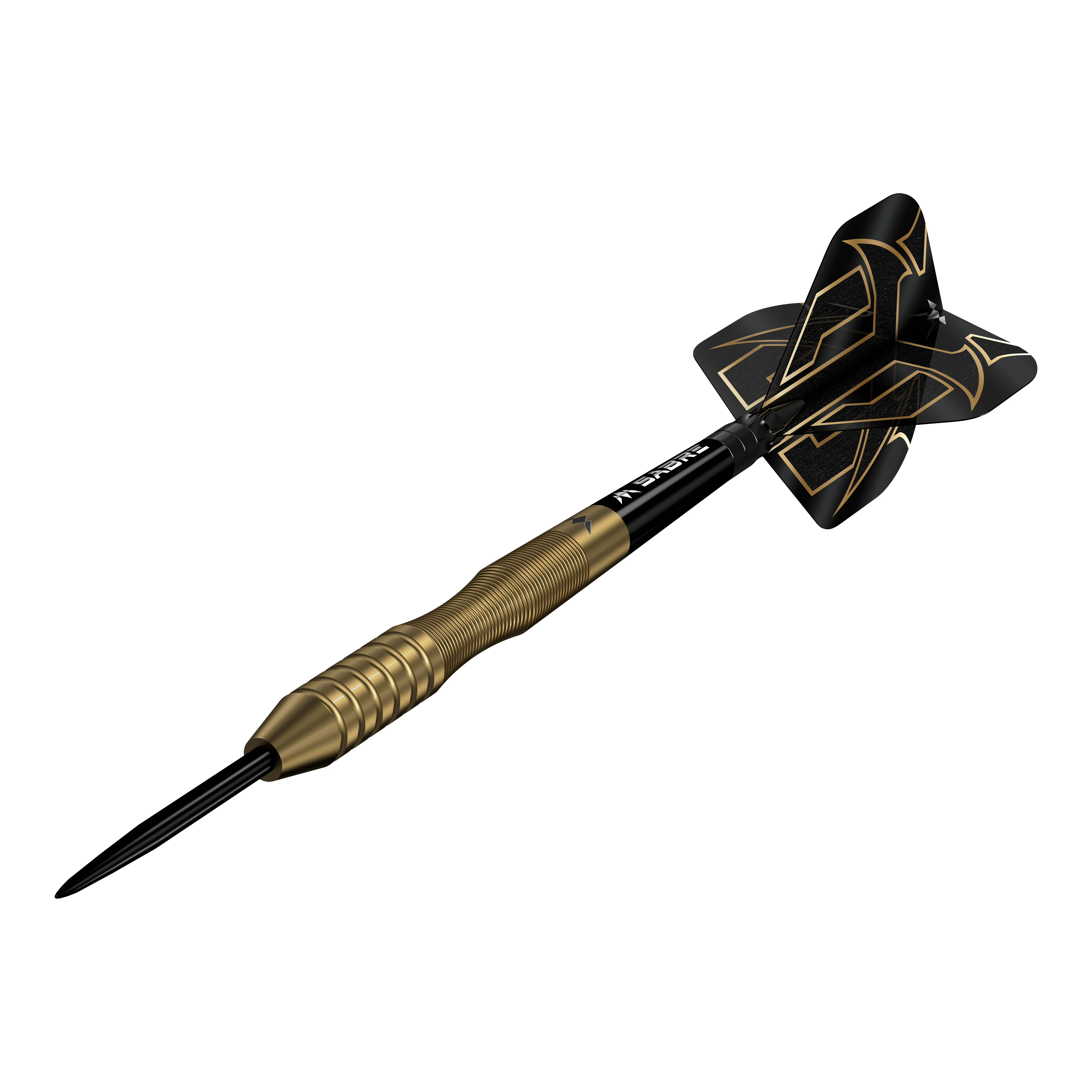 Šipky Mission Viktor Tingstrom Gold Steel - 22g Mission Viktor Tingstrom Gold Steeldarts - 22g wird im Bild präsentiert. Die Abbildung verdeutlicht die goldene Oberfläche der Darts.