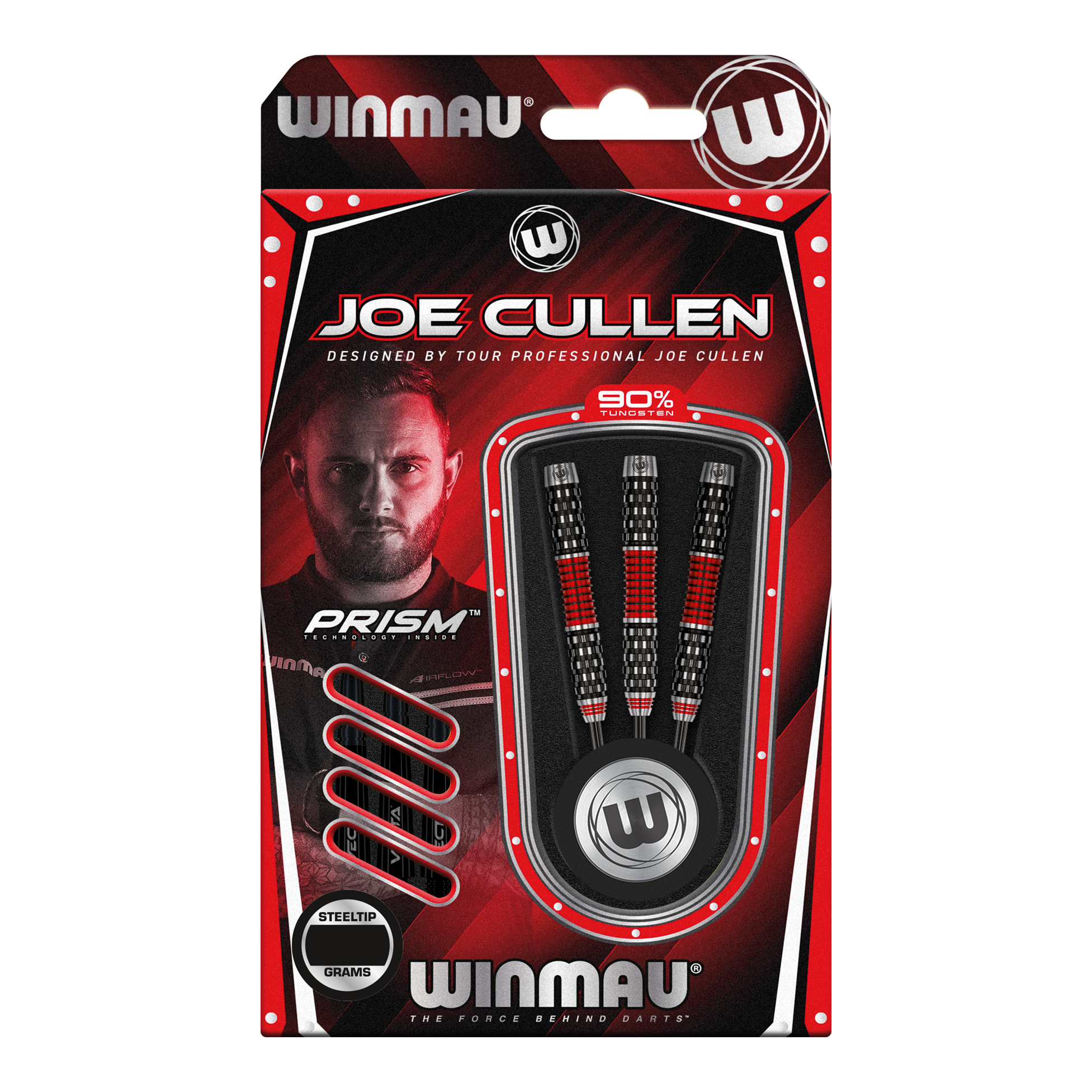 Ocelové šipky Winmau Joe Cullen Rockstar Series RS1