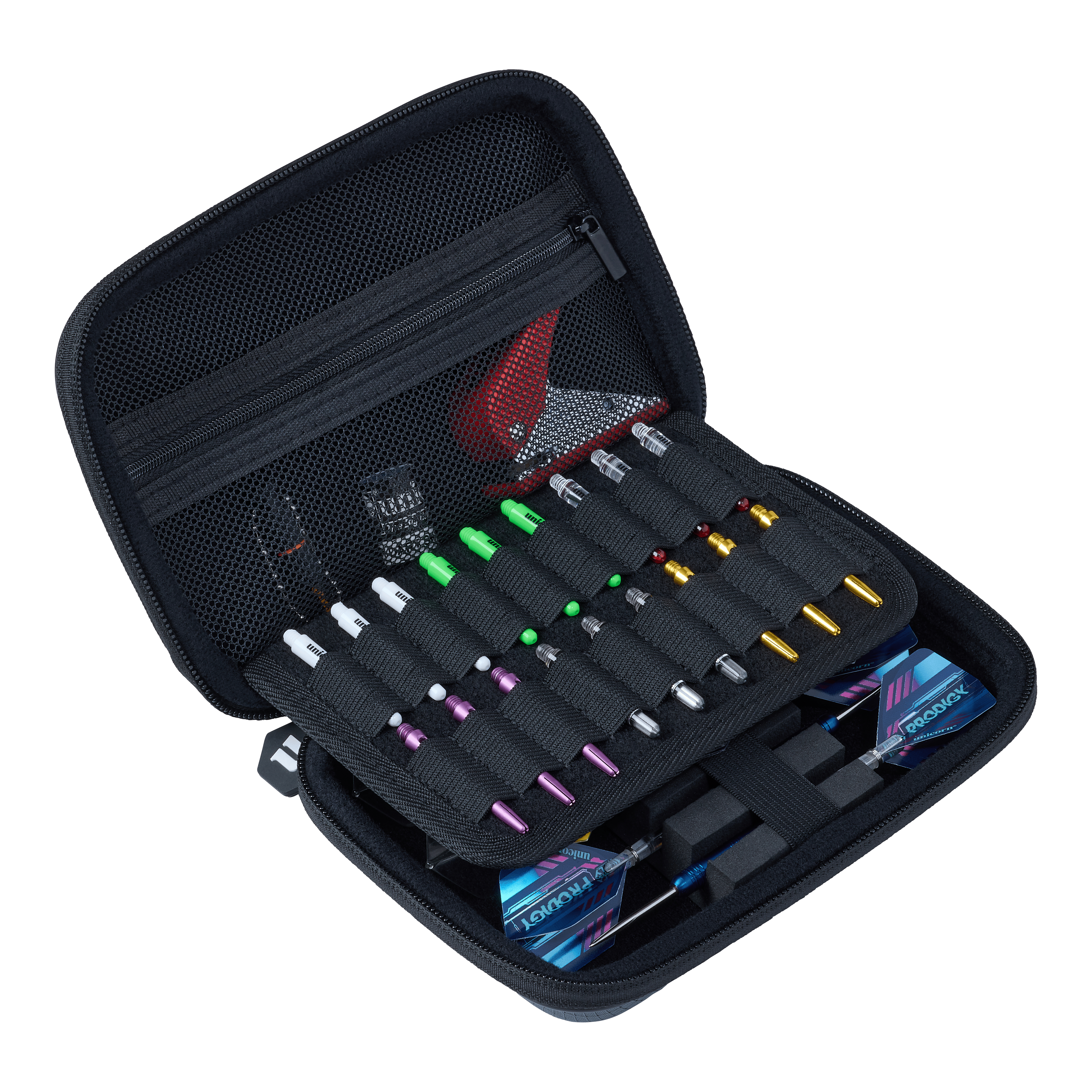 Pouzdro na šipky Unicorn Vanguard Medium - šedé Zu sehen ist das Unicorn Vanguard Medium Dartcase in Grau. Es sorgt für eine sichere Aufbewahrung von Darts und Zubehör.
