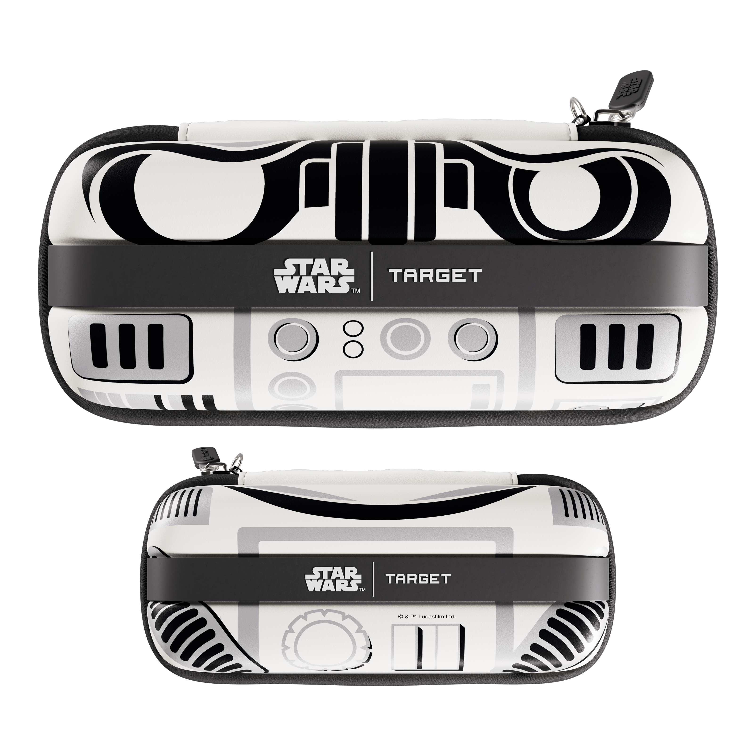 Pouzdro na šipky Target Star Wars Boa – Stormtrooper Hier ist das Target Star Wars Boa Dartcase mit Stormtrooper Design zu sehen. Die Darttasche eignet sich ideal für den Transport von Darts und Zubehör.