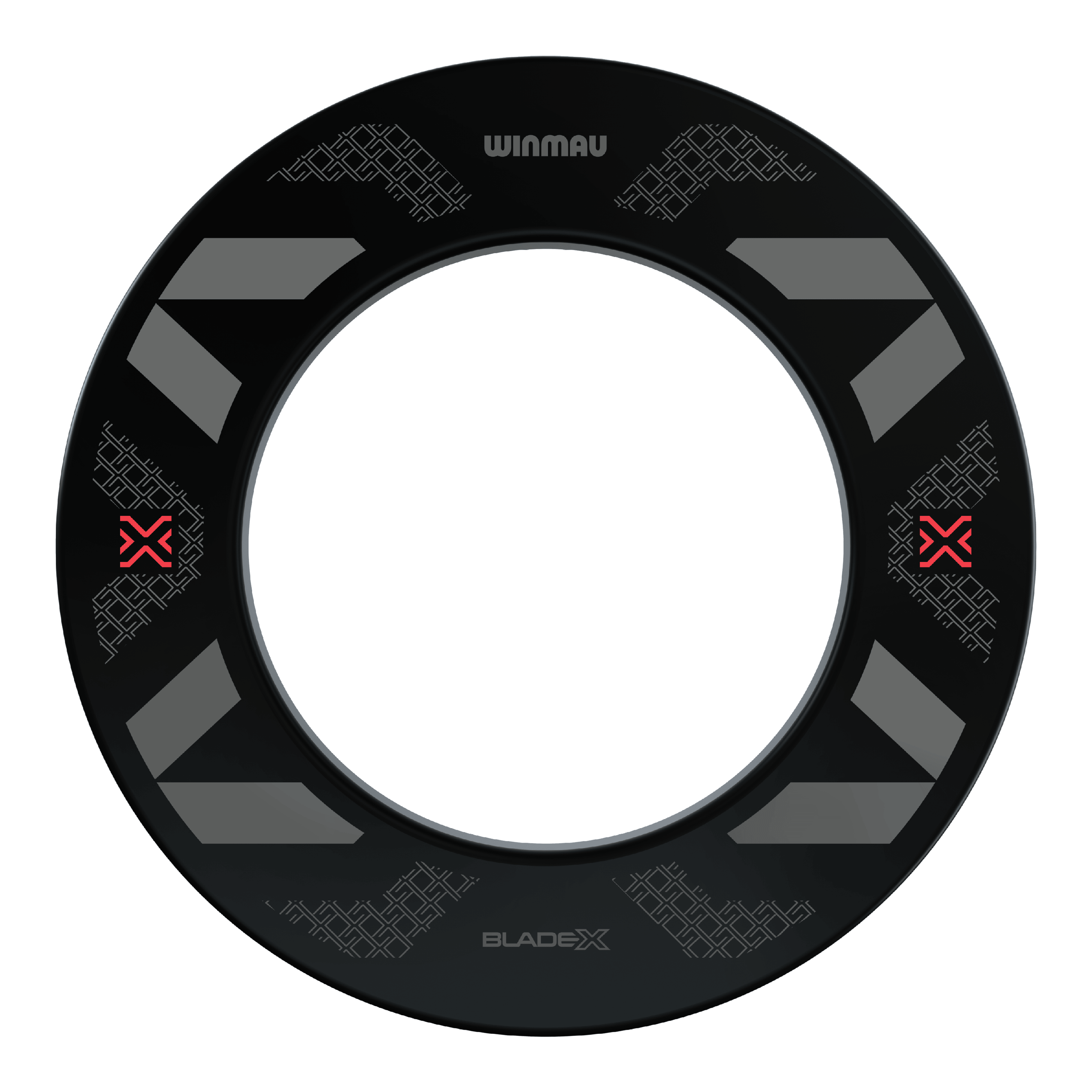 Kryt terče Winmau Blade X Hier ist das Produkt Winmau Blade X Dartboard Surround abgebildet. Die Umrandung schützt den Bereich um das Dartboard vor Abprallern.