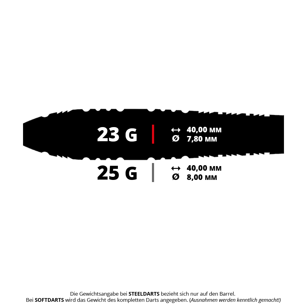 Ocelové šipky Caliburn Rix EZ-EVO R3