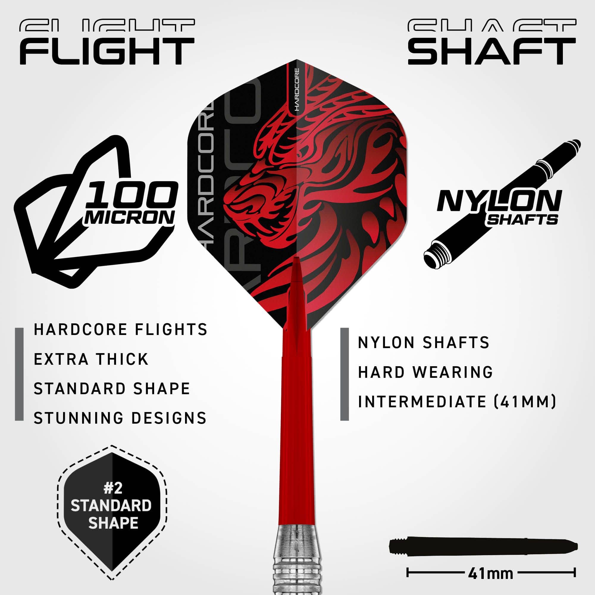 Šipky Red Dragon Jonny Clayton Brass Steel - 21 g Auf dem Bild sind die Red Dragon Jonny Clayton Brass Steeldarts - 21 g abgebildet. Diese Darts eignen sich perfekt für Steeldart-Fans.