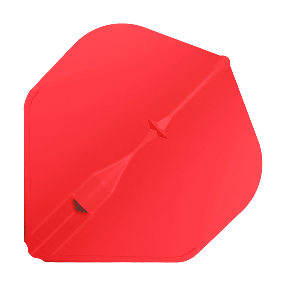 Standardní lety L-Style Champagne L1EZ Dies ist ein rotes L-Style Champagne L1EZ Standard Flight für Darts. Es hat eine klassische Standardform und ist aus robustem Material gefertigt.