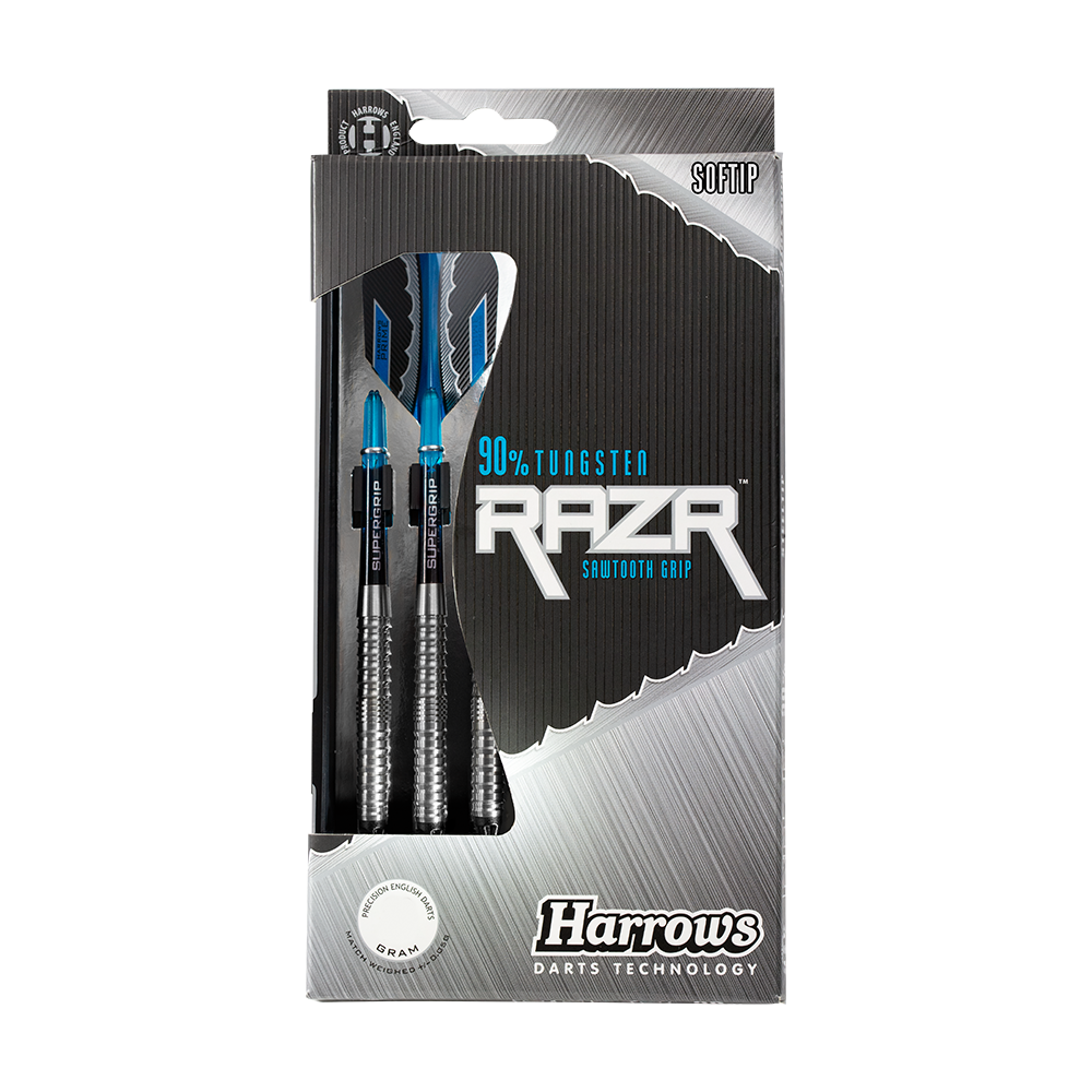 Harrows RAZR Parallel 90% Tungsten Softdarts Style A