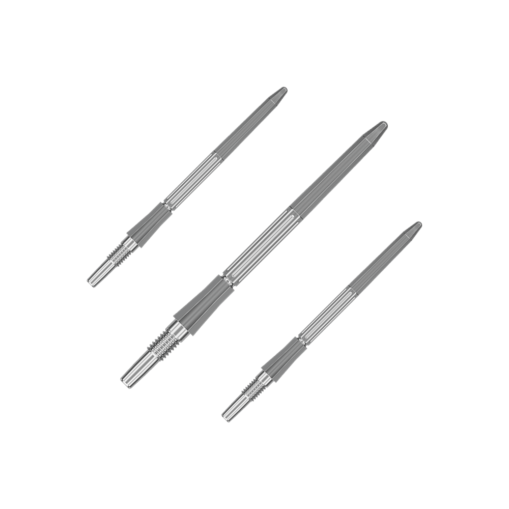 Špičky na šipky Target Elysian Archetype 43 Swiss Point ocelové - stříbrné Auf dem Bild ist ein Set silberner Dartspitzen mit einer Länge von 35mm zu sehen. Die Dartspitzen passen zum Swiss Point System.