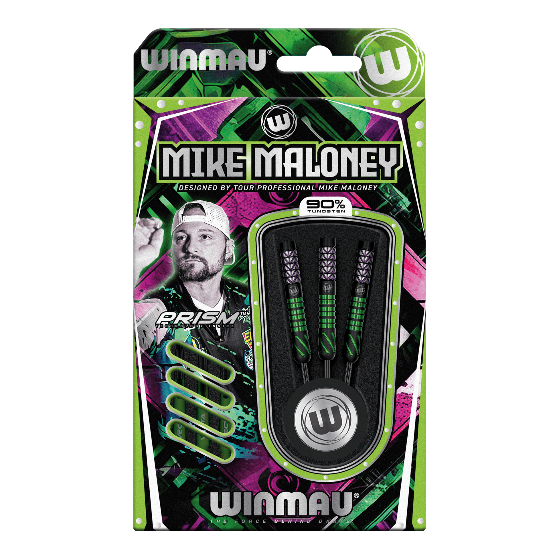 Ocelové šipky Winmau Mike Maloney Zu sehen sind Winmau Mike Maloney Steeldarts. Dieses Dart-Set ist für den professionellen Gebrauch gedacht.
