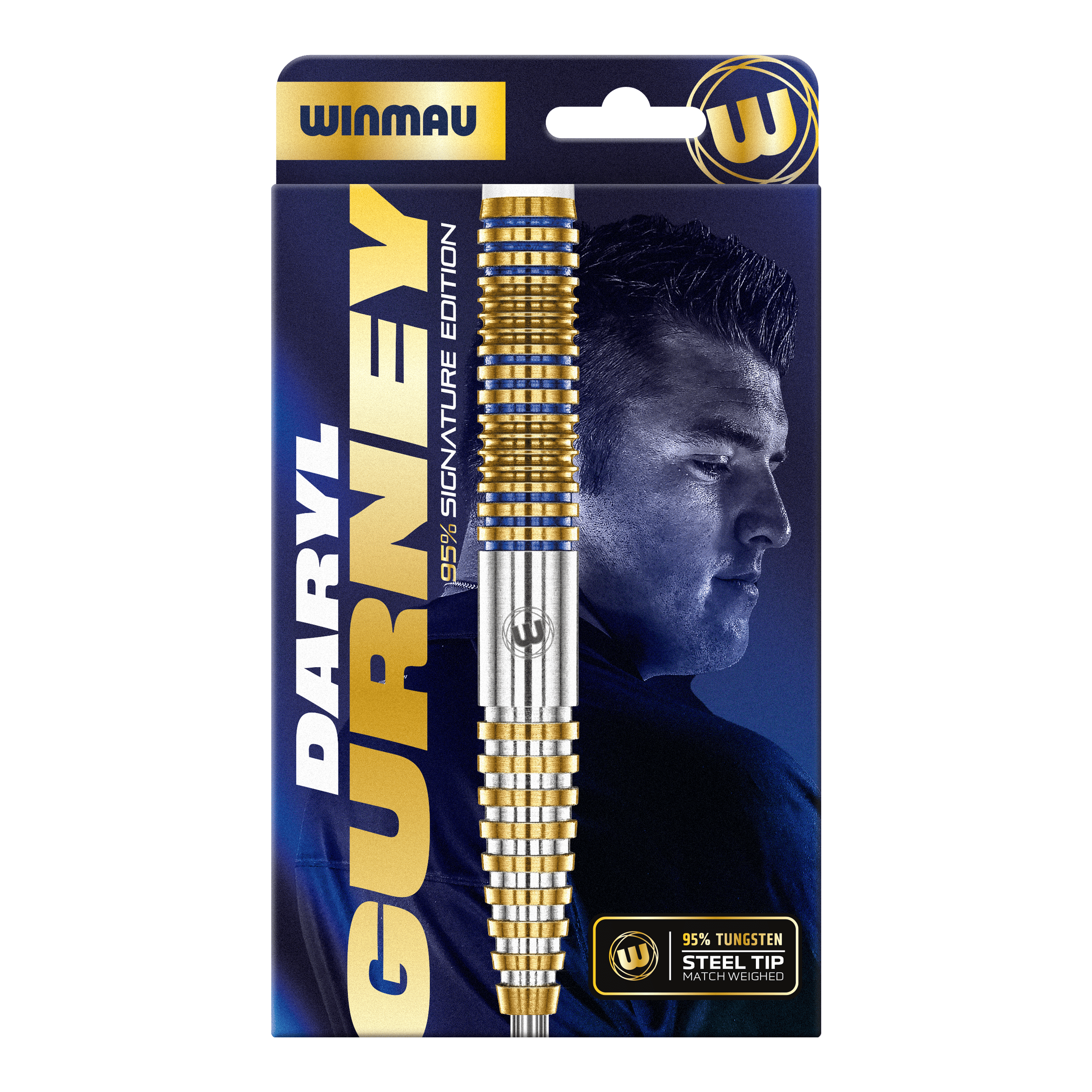 Winmau Daryl Gurney Signature Edition Steeldarts - 23g Dieses Bild zeigt die Winmau Daryl Gurney Signature Edition Steeldarts - 23g in einer anderen Ansicht. Die Darts bieten Präzision und Haltbarkeit.
