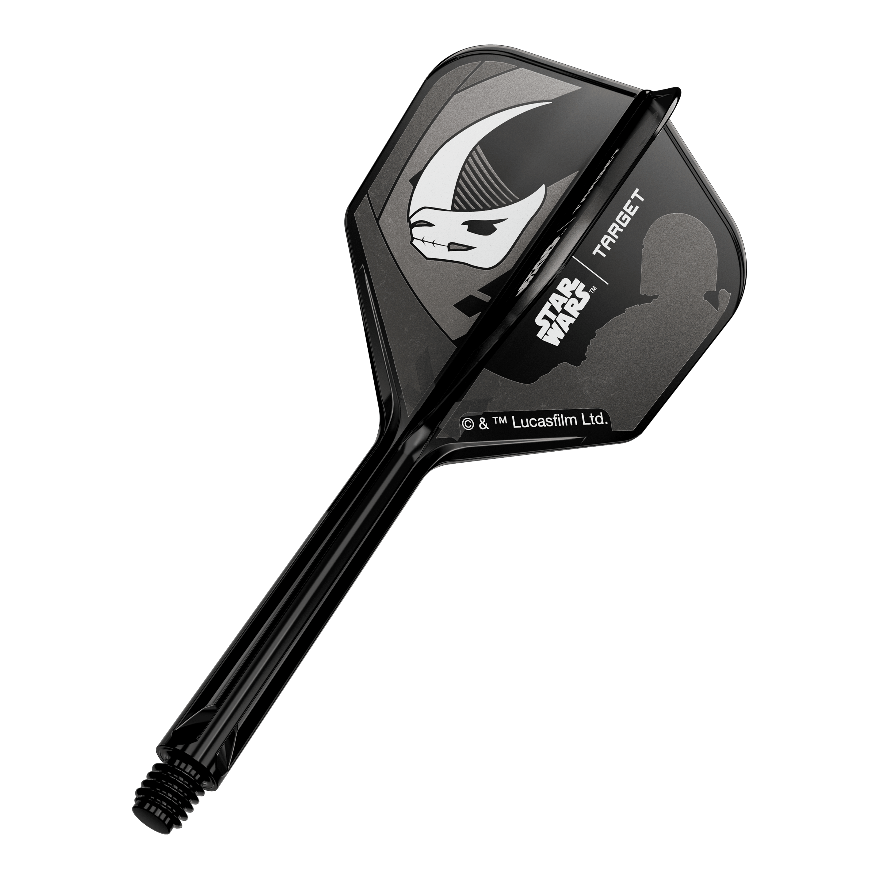 Target Star Wars K-Flex Set Mandalorian No6 Flights Abgebildet ist das Produkt '410625_Target_StarWars_K-Flex_Mandalorian_Armour_No6_Flights_33mm_1a'. Vermutlich sind darauf Mandalorian Armour Dart-Flights dargestellt.