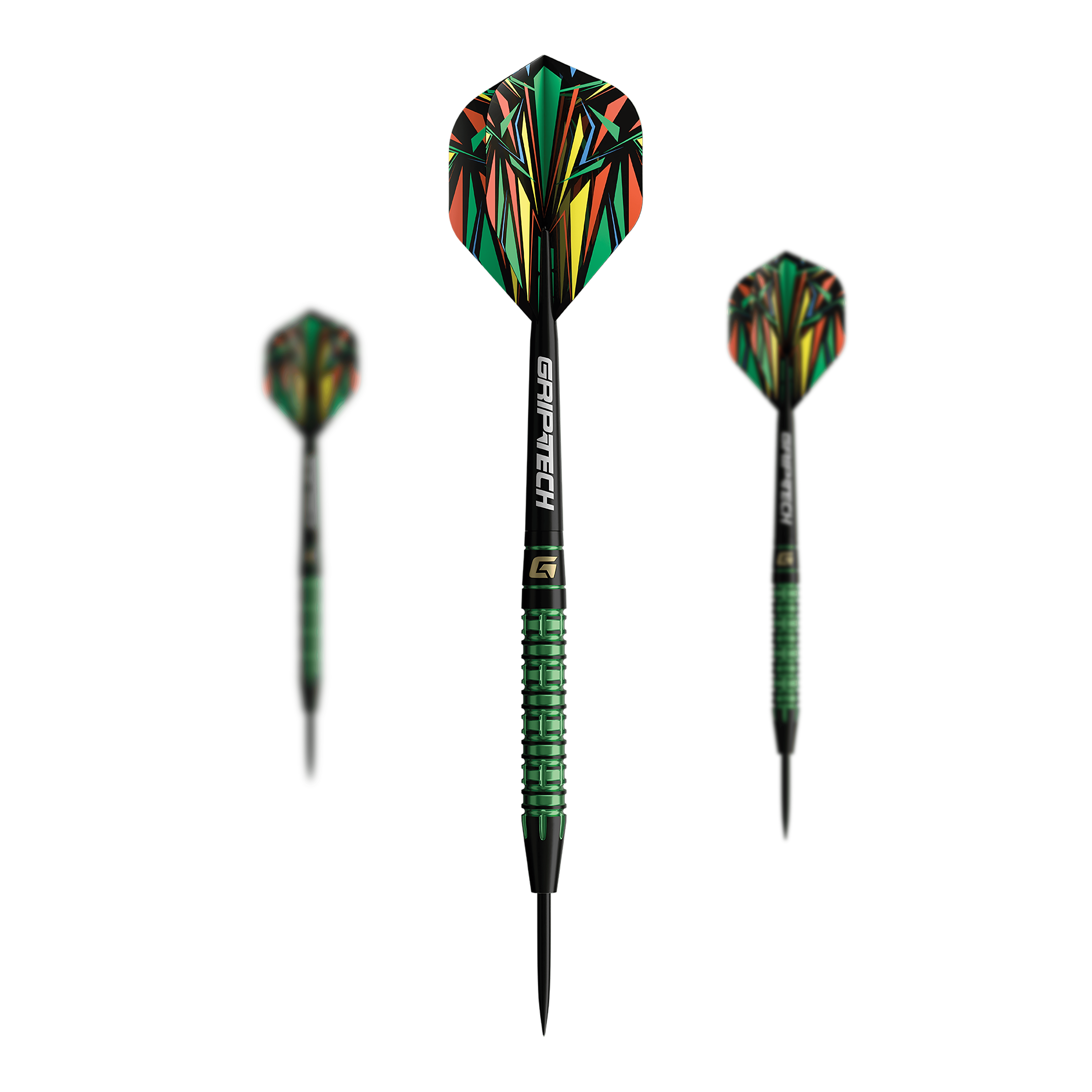 Šipky GOAT Athlete Green Tungsten Steel Dieses Bild zeigt die GOAT Athlete Green Tungsten Steeldarts. Auf dem Foto ist die grüne Variante der Steeldarts zu sehen.