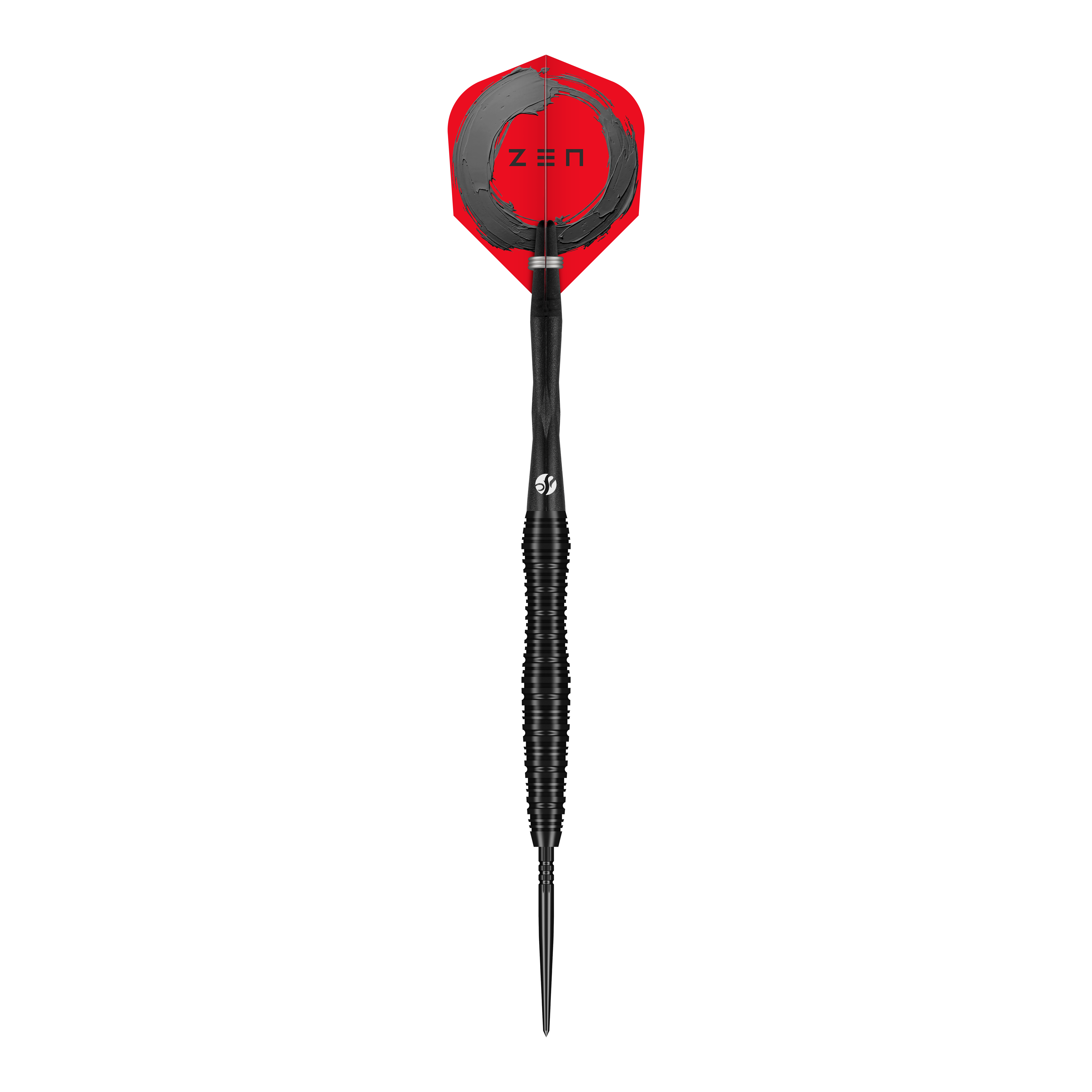 Steeldarts Shot ZEN Scallop Turbo Point - 23g Das Bild zeigt die Shot ZEN Scallop Turbo Point Steeldarts mit 23g Gewicht. Die Darts sind für Präzision und Leistung beim Dartspiel konzipiert.