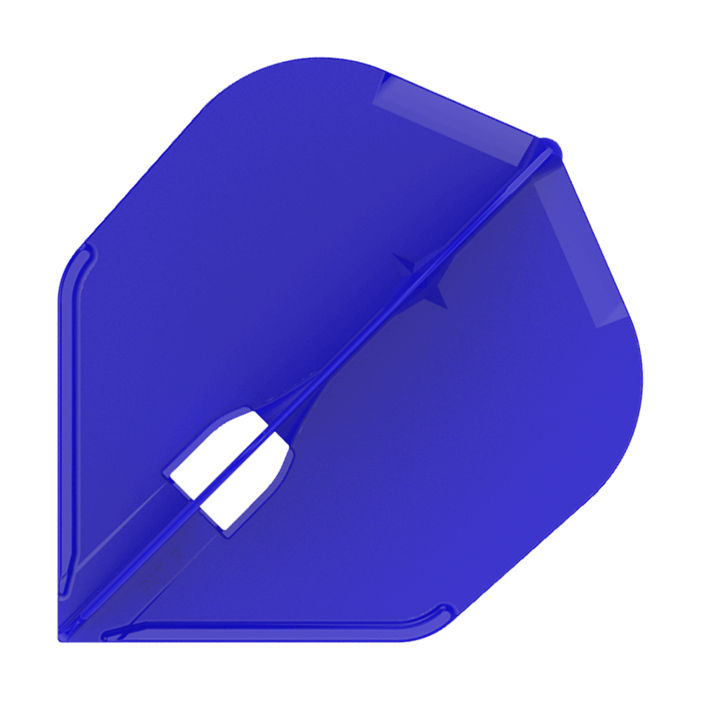 L-Style Flights Champagne - L3PRO Shape Dies ist ein blauer Dartflight in Standardform. Er besteht aus Kunststoff und hat eine glatte Oberfläche.