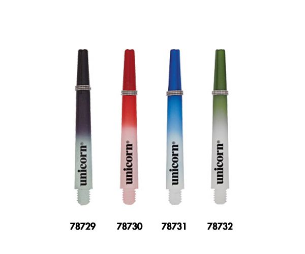 78730 Unicorn Gripper III Two Tone Shafts - Medium werden als Set gezeigt. Die Schäfte sind lang und kontrastreich gestaltet.