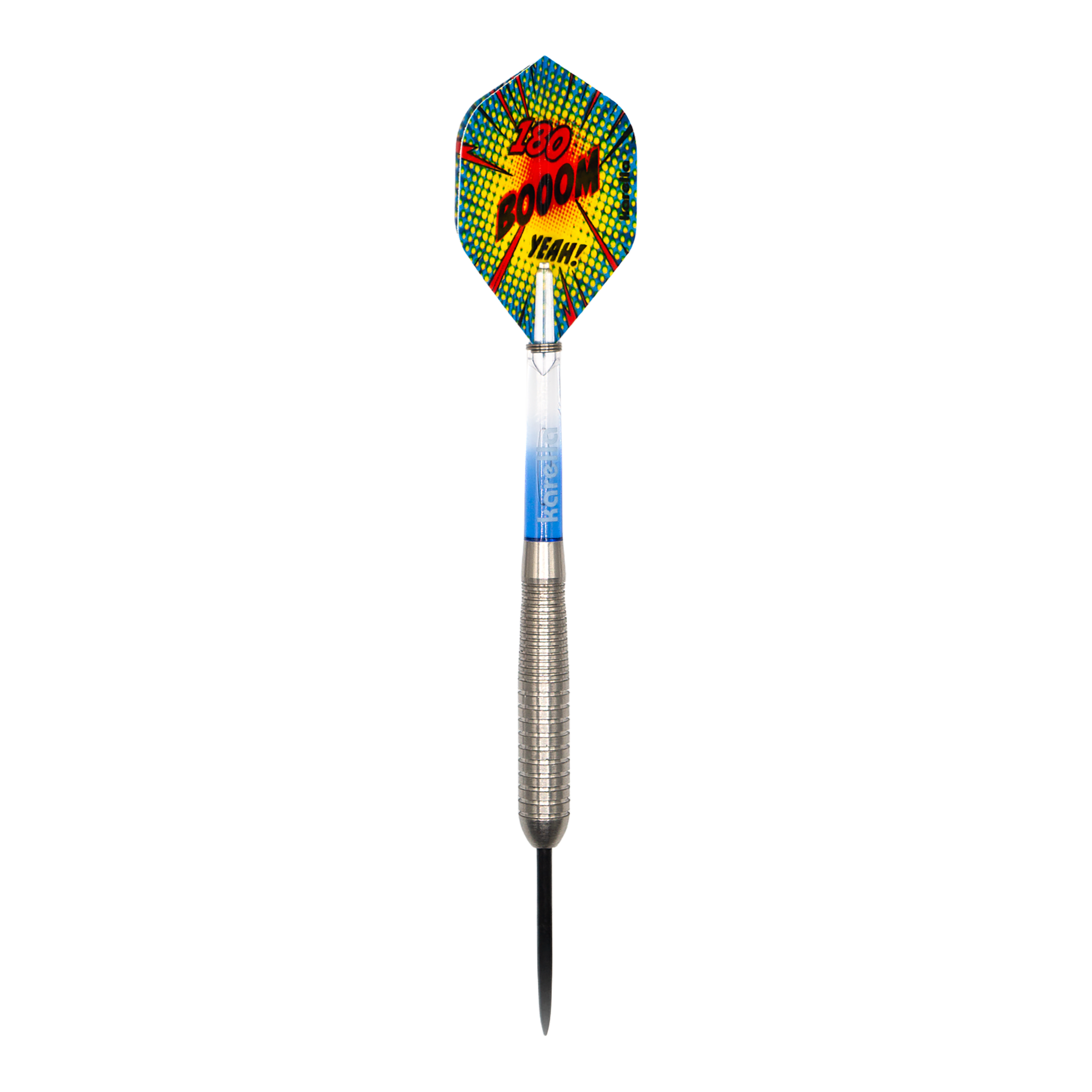 Ocelové šipky Karella Comic Line CL-4 - 23g Auf dem Bild ist der Karella Comic Line CL-4 Steeldarts - 23g zu sehen. Es handelt sich um einen hochwertigen Dartpfeil geeignet für professionelle Spiele.