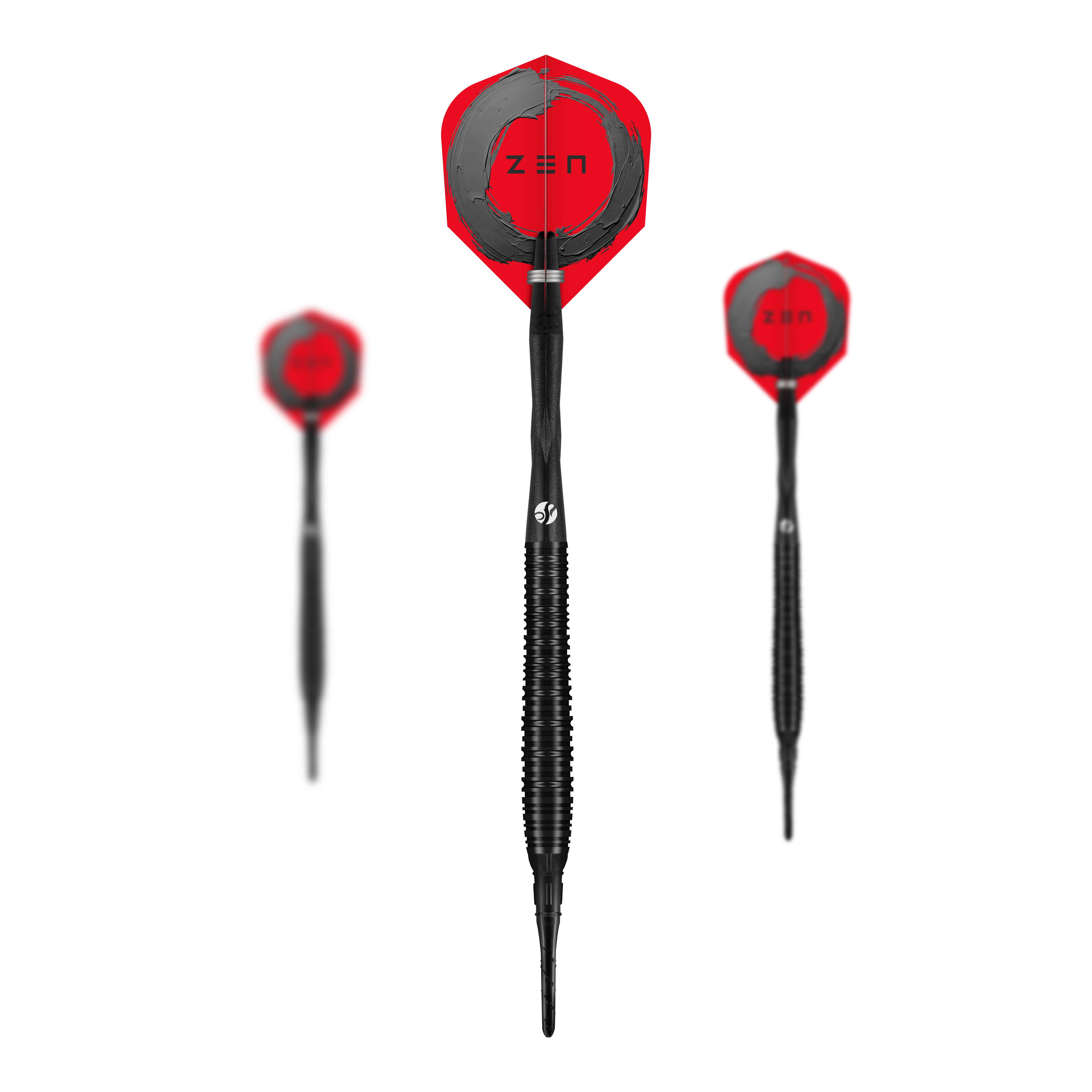 Šipky Shot ZEN Torpedo Soft - 20g Das Bild zeigt ein Set der Shot ZEN Torpedo Softdarts - 20g. Es sind mehrere Pfeile als vollständiges Set abgebildet.