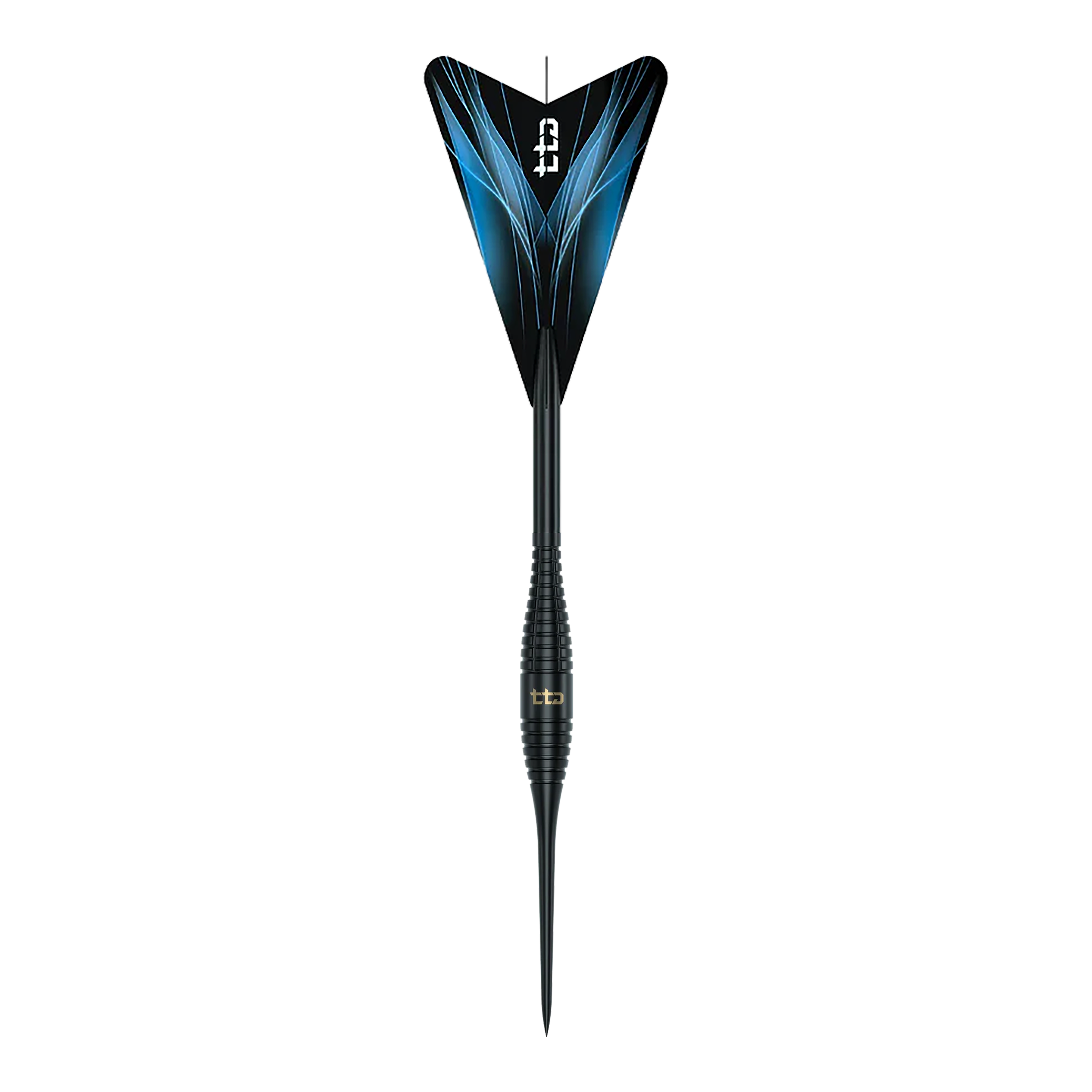 Caliburn TTD Complete Titanium T2 Black Steeldarts - 6g Das ist ein Bild der Caliburn TTD Complete Titanium T2 Black Steeldarts - 6g. Die Steeldarts sind schwarz und wiegen 6 Gramm.