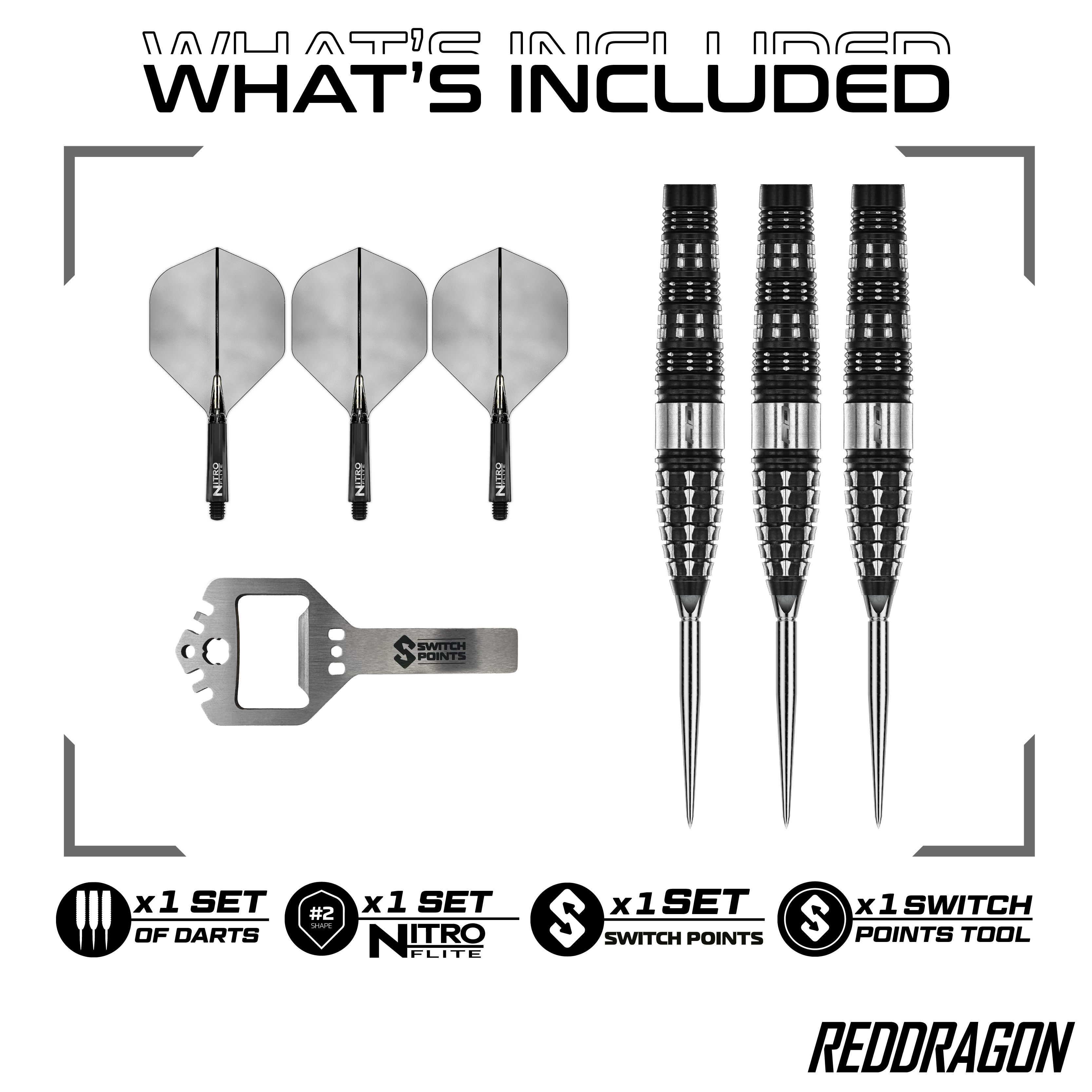 Ocelové šipky Red Dragon Recon Torpedo Switch Point Abgebildet sind die Red Dragon Recon Torpedo Steeldarts - 23g. Dieses Produkt ist für Präzision und hohe Leistung entwickelt.