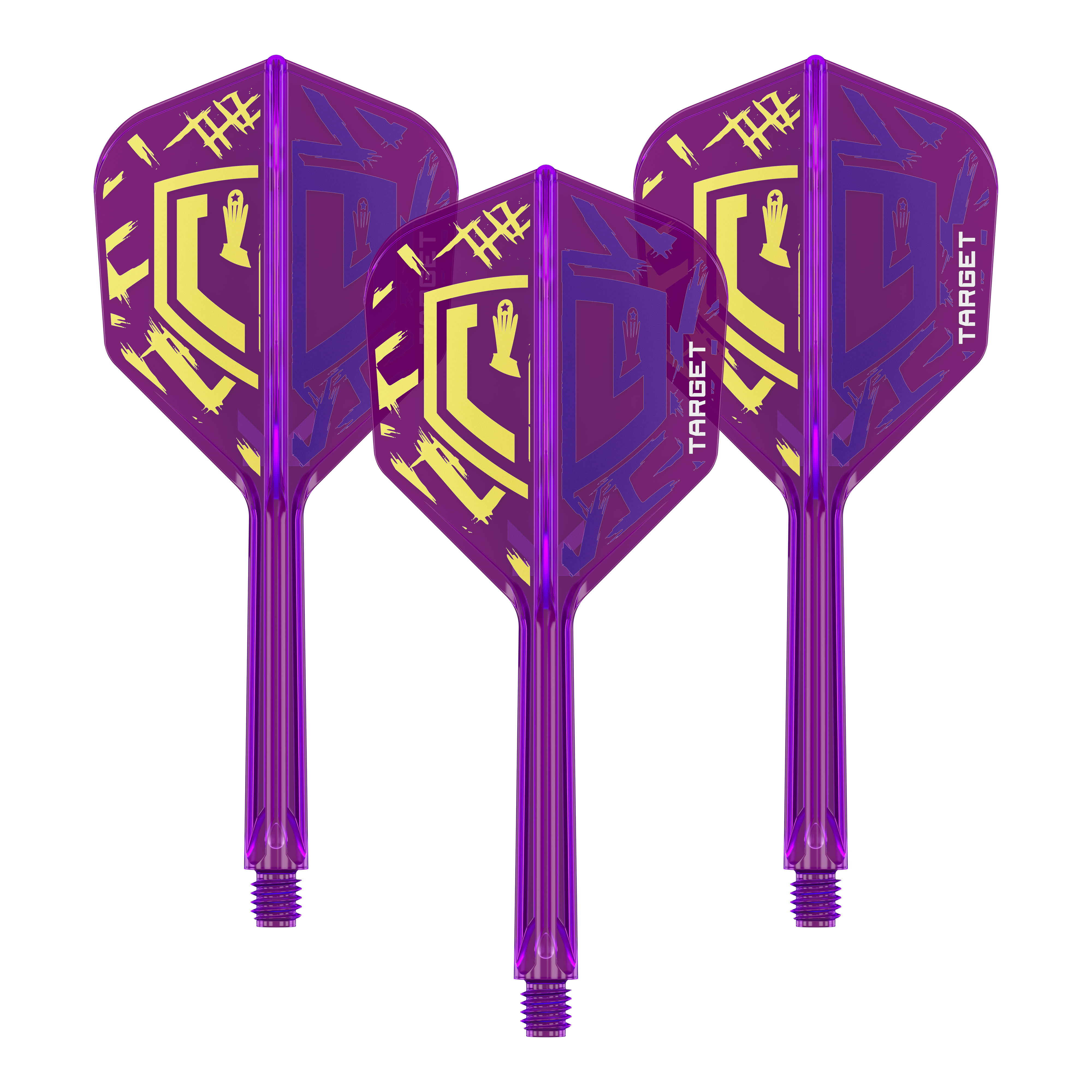 Target K-Flex Luke Littler, mistr světa 2025, lety č. 6 Abgebildet sind die Target K-Flex Luke Littler World Champion 2025 No6 Flights in 33 mm Länge. Es ist ein Set an Dart-Flights für Dartsport.
