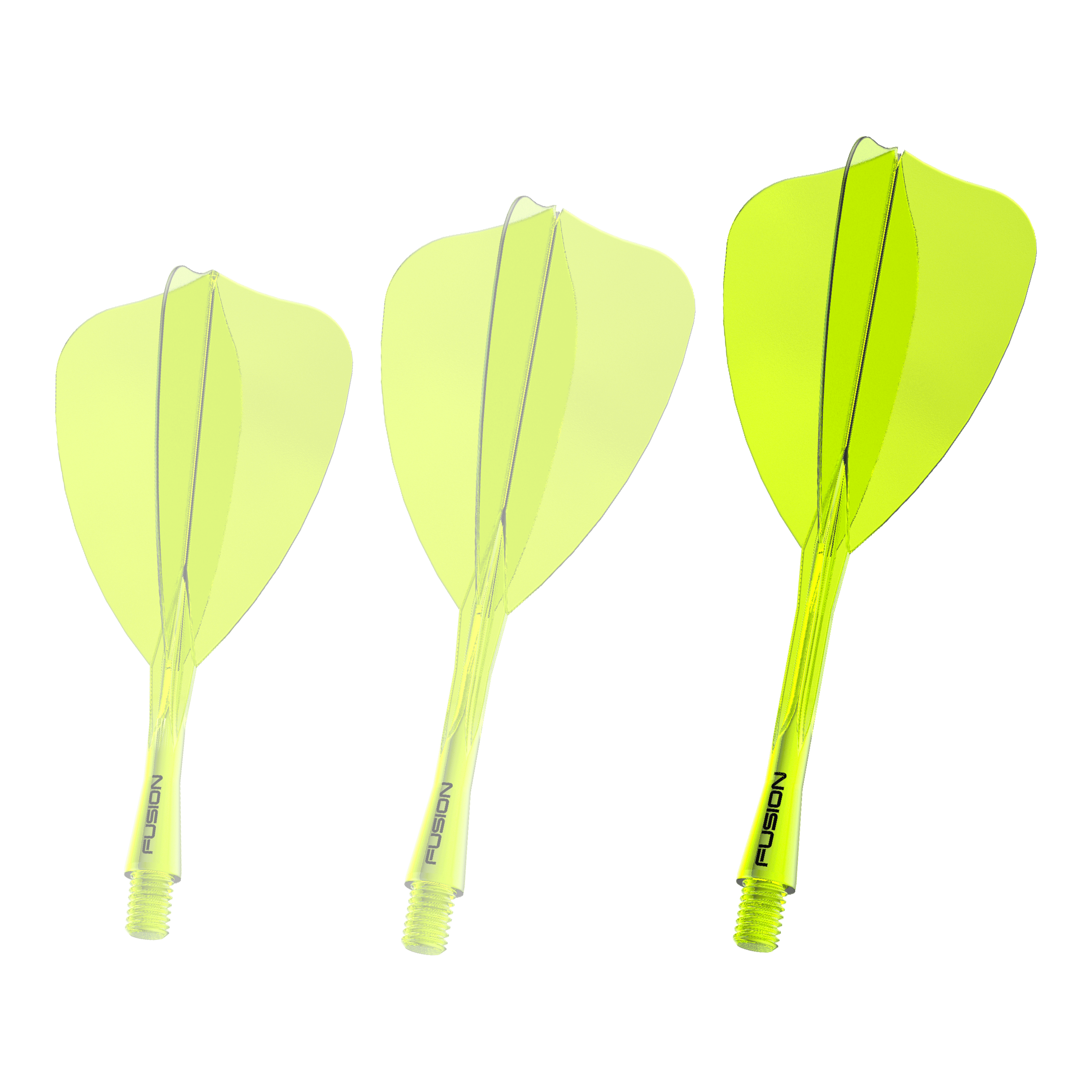 Letka Winmau Fusion, systém Arrow, neonově žlutá Abgebildet ist erneut das Winmau Fusion Flight Shaft System in Neon-Gelb, 34mm lang. Dieses Produkt wird für das Zusammensetzen von Dartpfeilen verwendet.