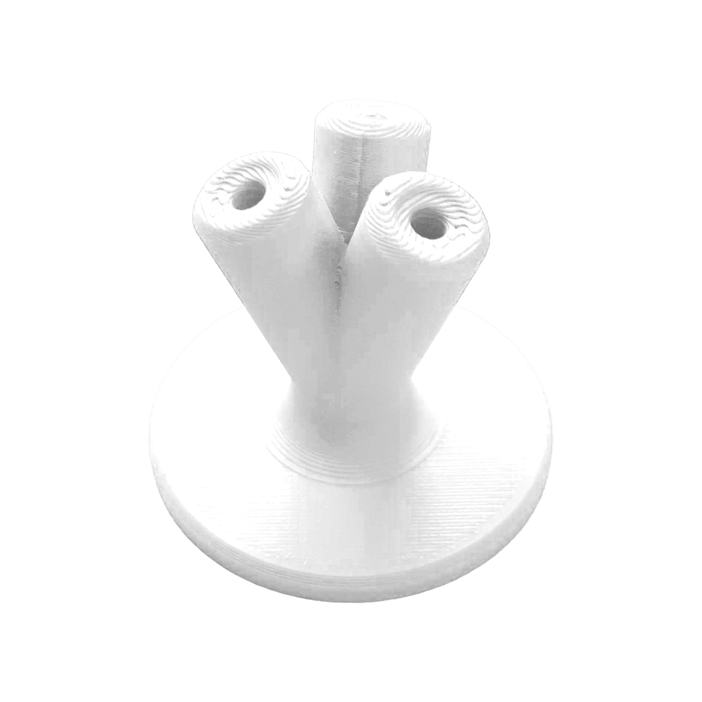 Kompaktní držák šipek NYT Studio Das Bild zeigt einen kompakten Darthalter in Weiß. Es handelt sich um das Modell '678_NYTStudio_Compact_Darthalter_Wei_2'.