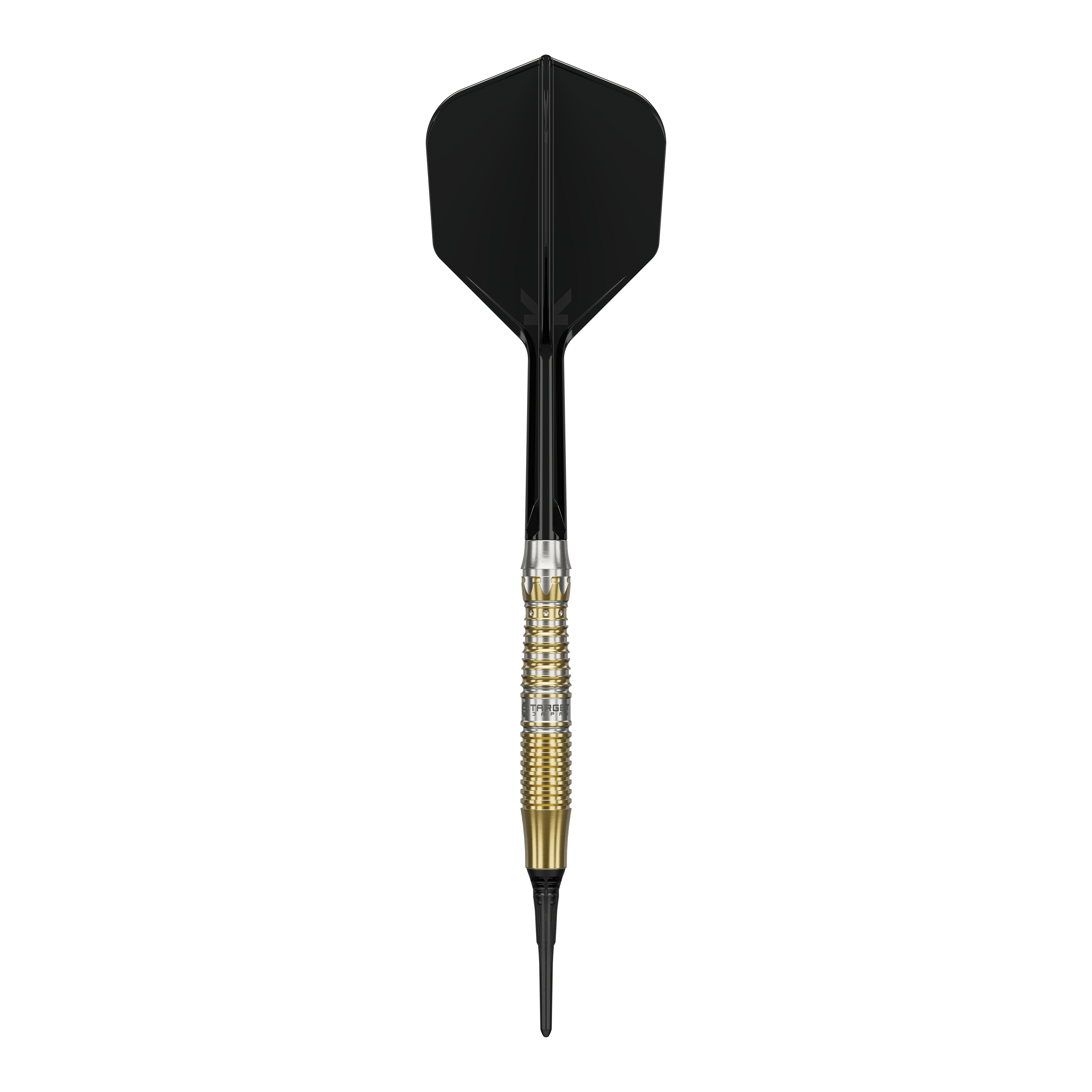 Šipky Target Black Marque Enzo Soft - 18g Target Black Marque Enzo Softdarts - 18g werden gezeigt. Diese 18-Gramm-Darts sind elegant und für Softdart-Wettkämpfe geeignet.