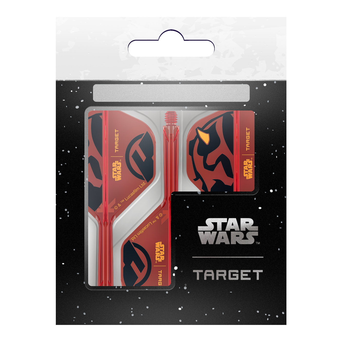 Target Star Wars K-Flex Darth Maul No2 Standard Flights Target Star Wars K-Flex Darth Maul No2 Standard Flights Darts-Flights mit Darth Maul Design im Standardformat. Perfekt geeignet für Star Wars Liebhaber.