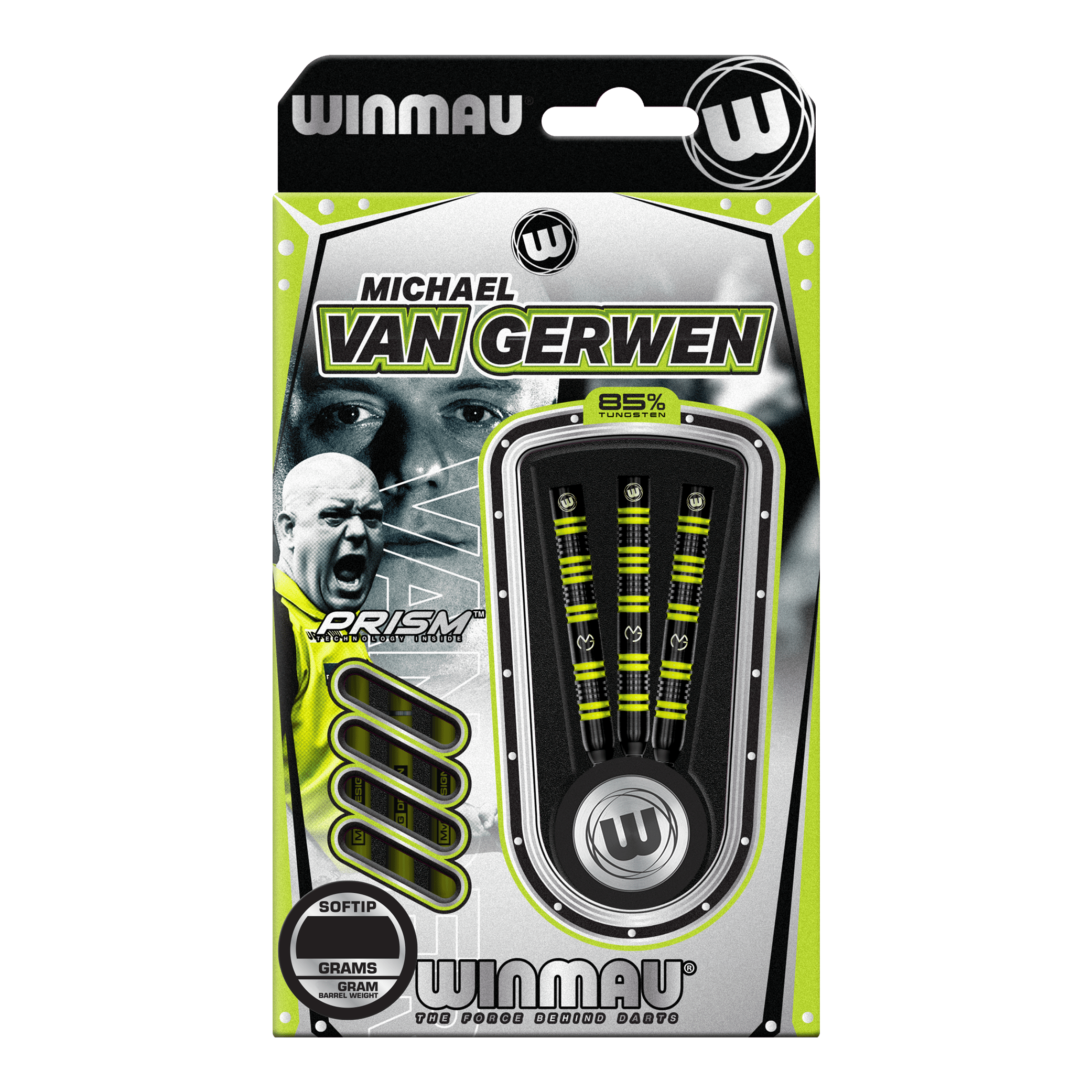 Winmau Michael Van Gerwen 85 Pro-Series měkké šipky - 20g