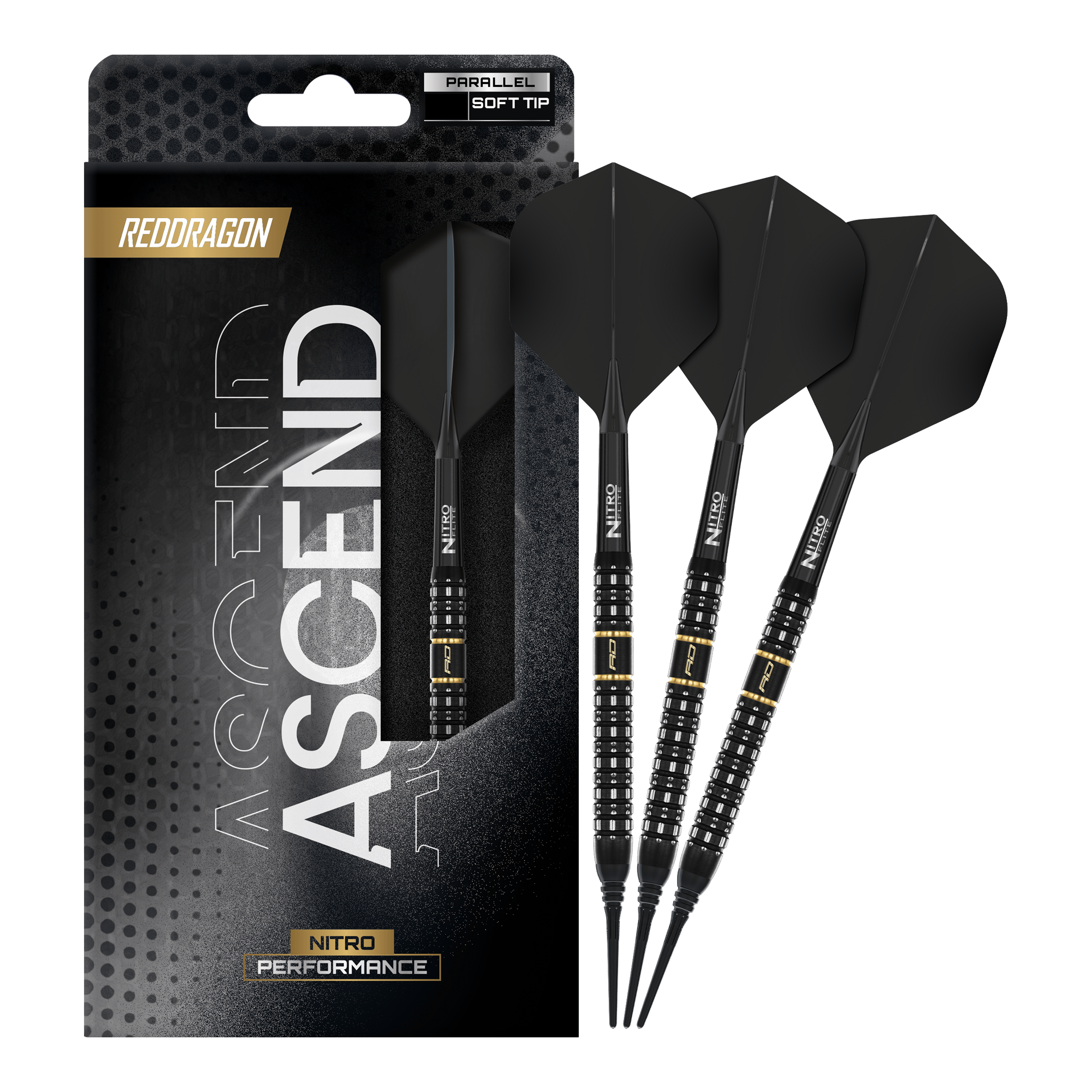 Šipky Red Dragon Ascend Parallel Softdarts - 20g Abgebildet sind Red Dragon Ascend Parallel Softdarts - 20g. Die Darts sind für Präzision beim Spiel konzipiert.
