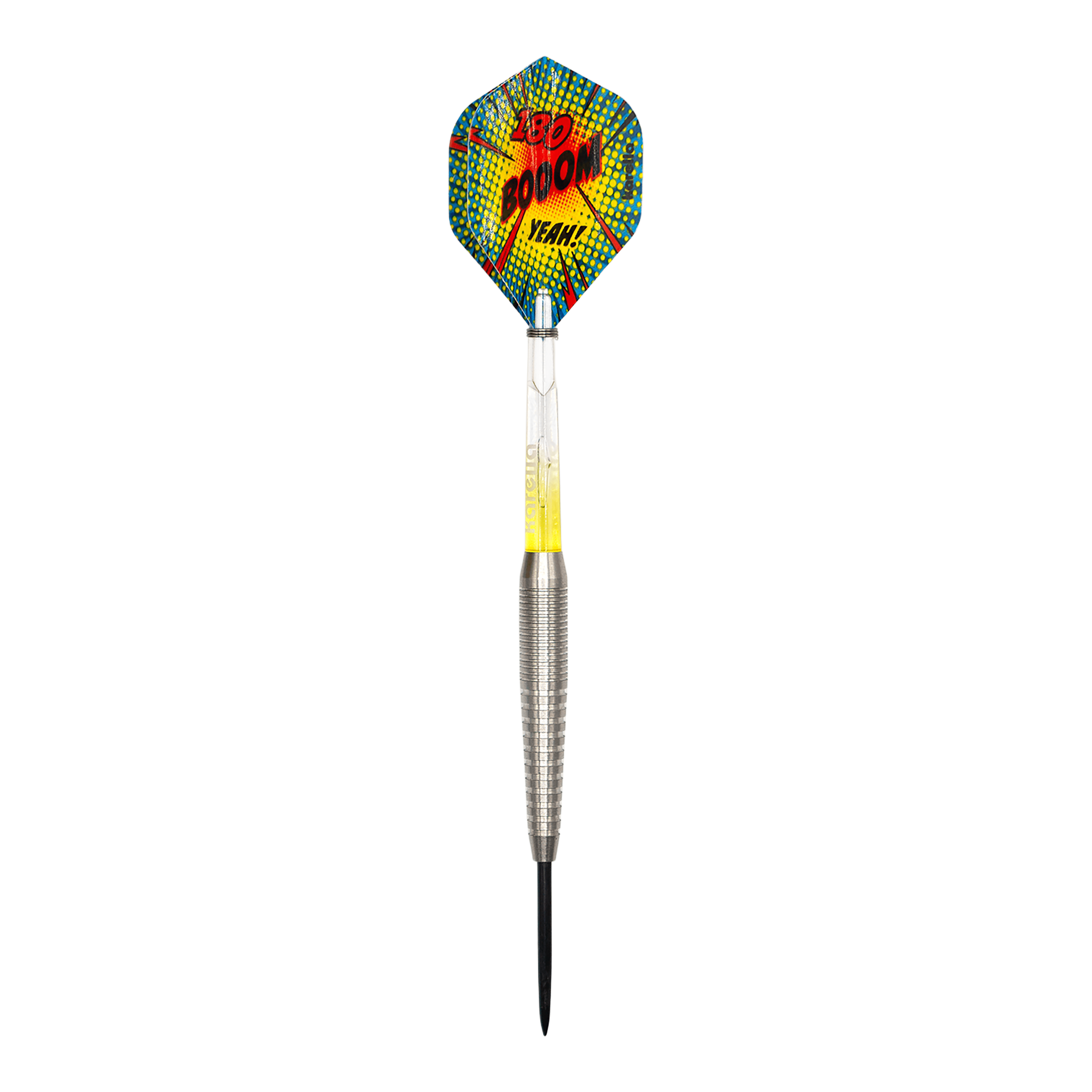 Ocelové šipky Karella Comic Line CL-5 - 21g Hier sieht man die Karella Comic Line CL-5 Steeldarts - 21g. Es sind stilvolle Steeldarts für präzises Werfen.