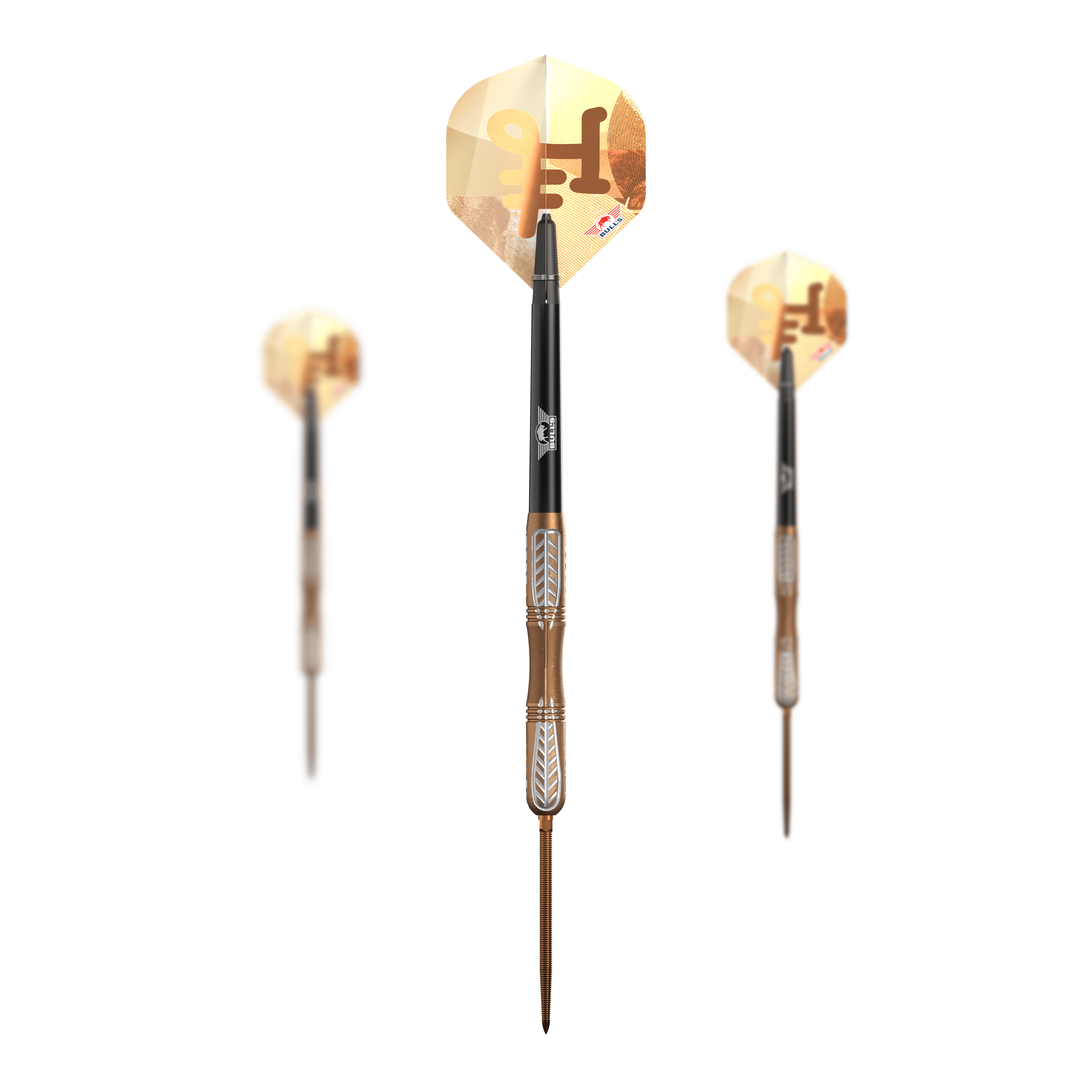 Šipky Bulls NL Bronzo True Convertible Point Steel Darts