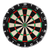 Precise 180 Endorphine Steeldartboard mit Nummernring - Classic White