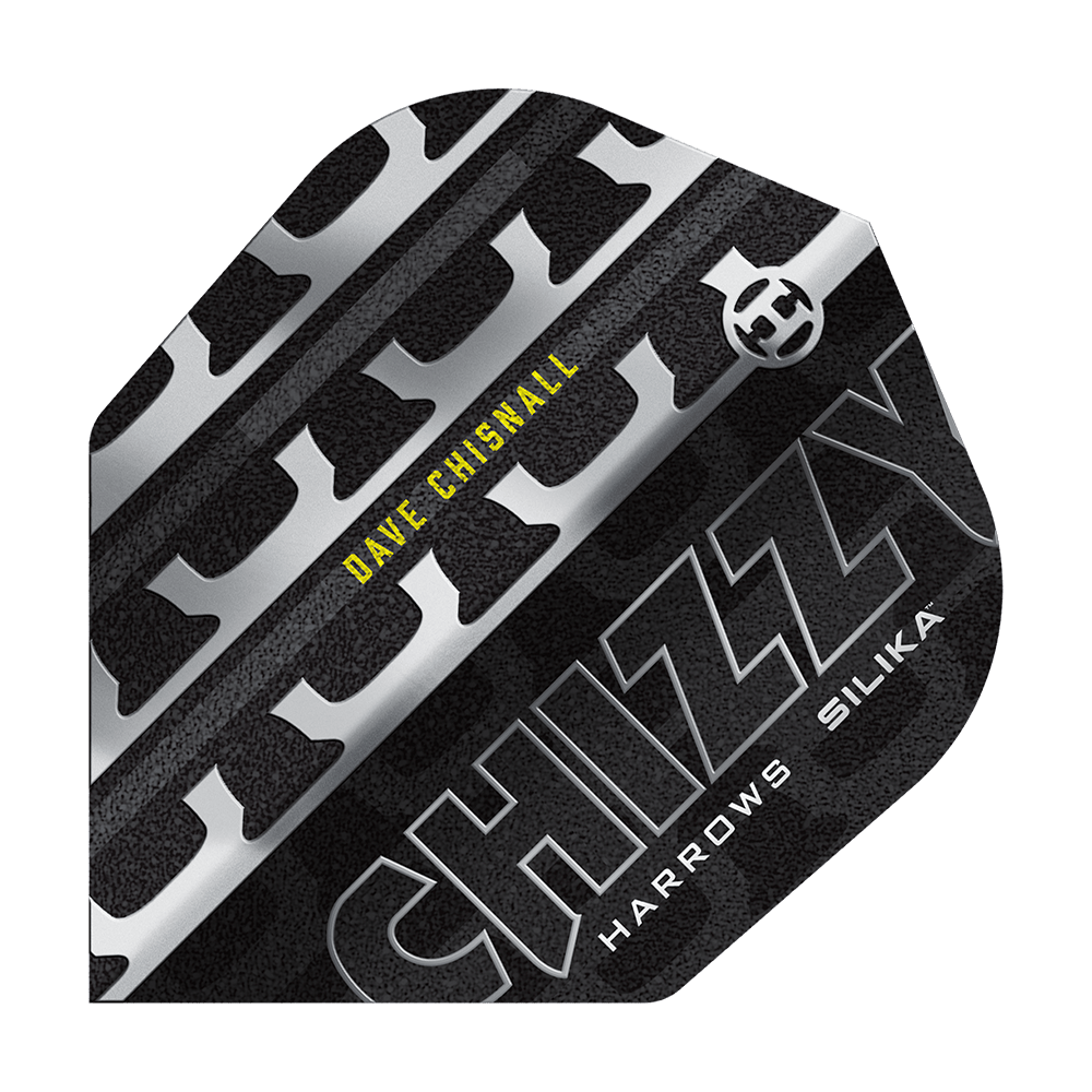 Harrowův Dave Chisnall Chizzy, série 4, č. 6 Zu sehen sind Harrows Dave Chisnall Chizzy Series 4 No6 Flights. Diese Flights sind für Darts gedacht.