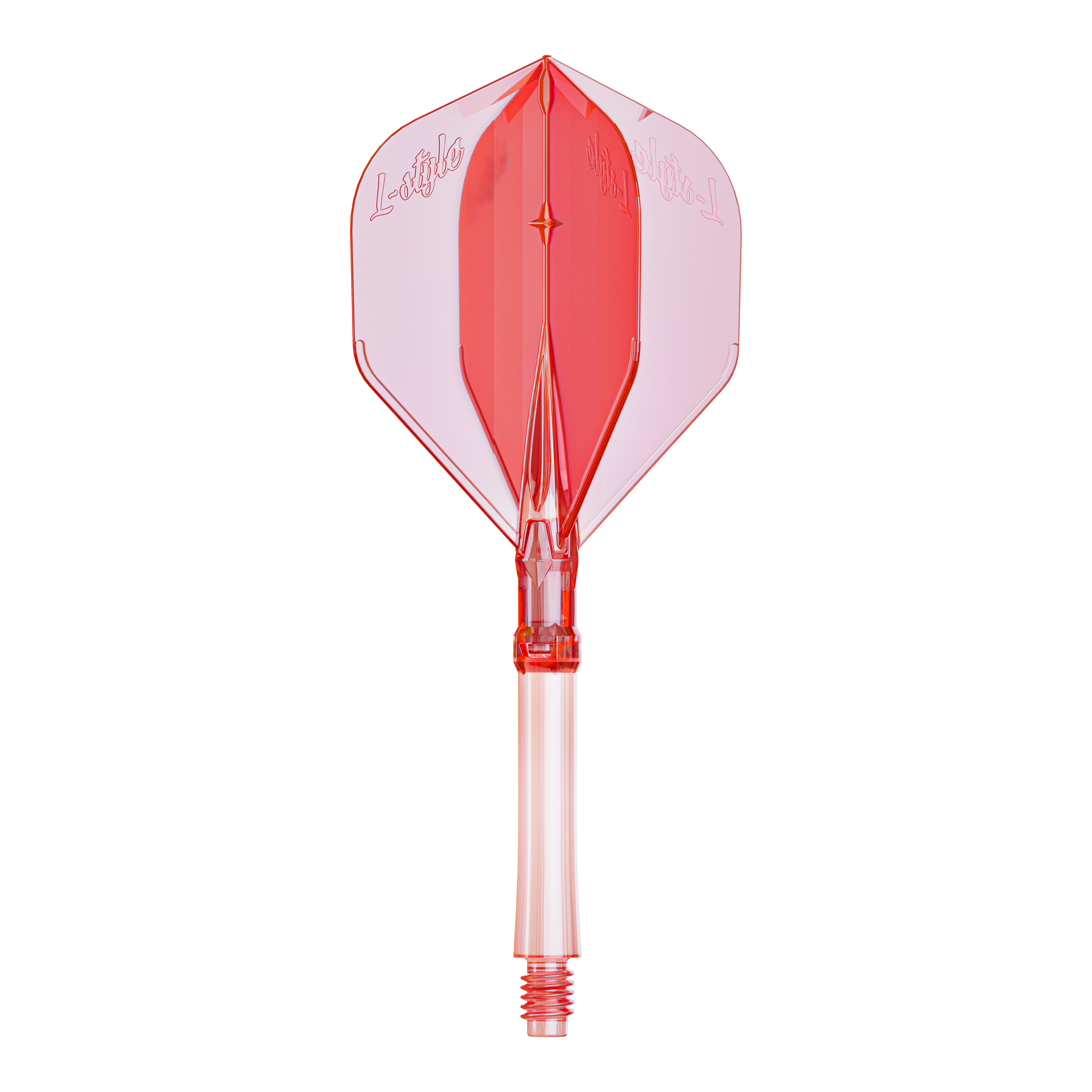Letky L-Style L-Sytem - čirá červená Große Dart-Flights in klarem Rot, vermutlich für den Systemtyp L. Diese Flights eignen sich zum Austausch oder Aufrüsten von Darts.