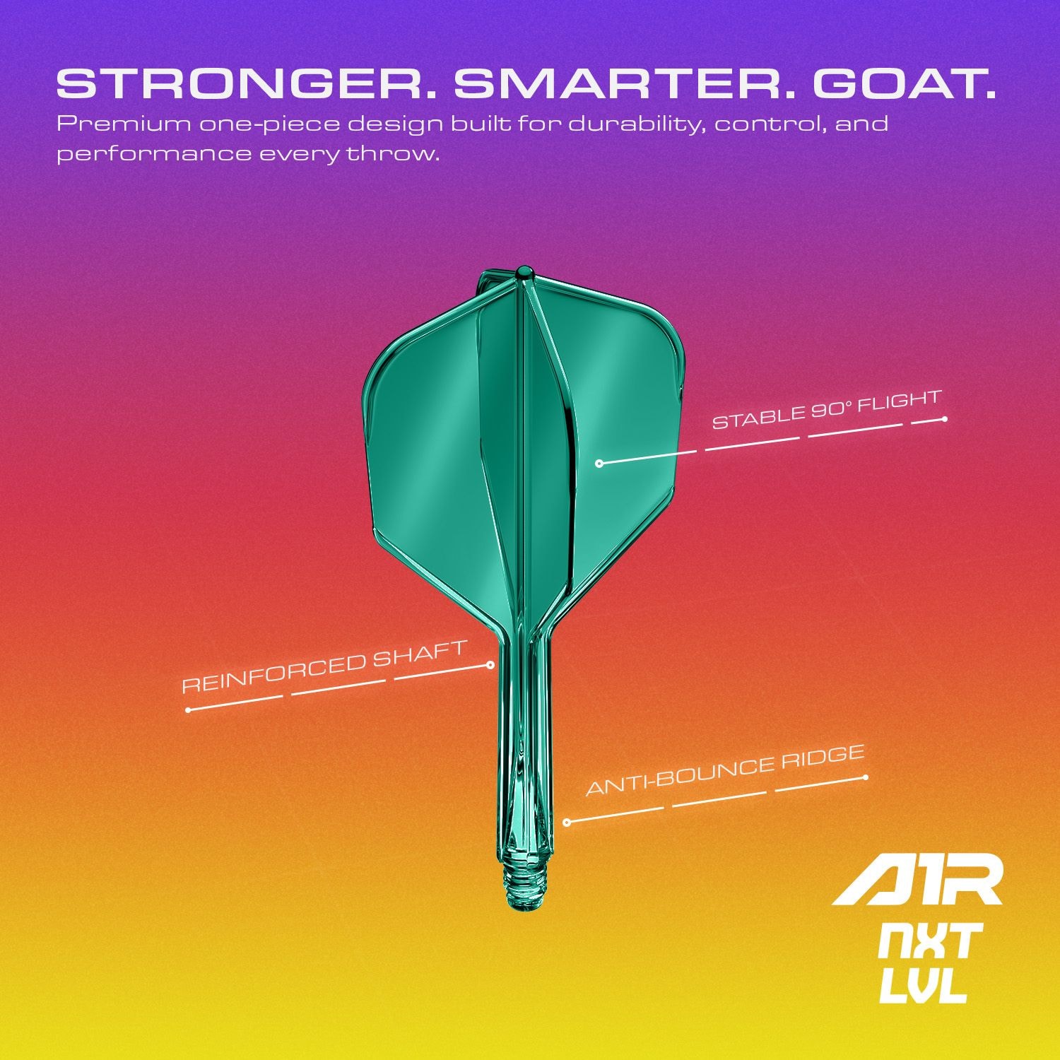 Systém letmých hřídelí GOAT A1R No6 - zelený Das Bild zeigt das GOAT A1R No6 Flight-Shaft-System. Das Produkt ist aus einer anderen Perspektive abgebildet.