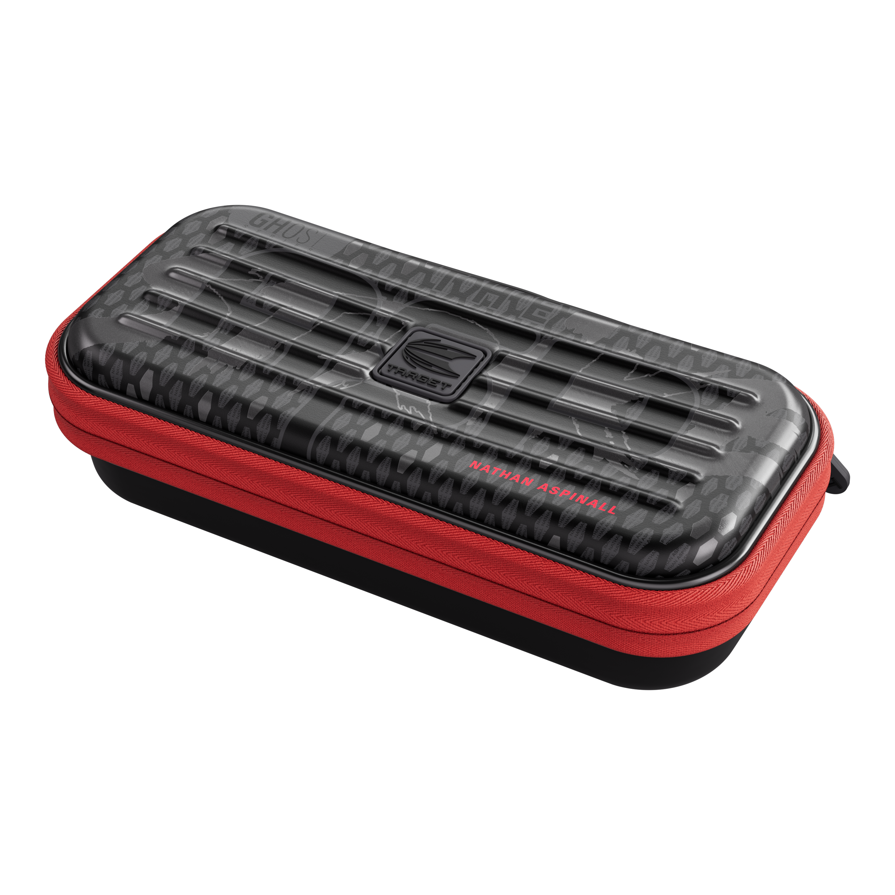 Pouzdro na šipky Takoma Ghost Series Nathan Aspinall Hier sieht man das Takoma Ghost Series Nathan Aspinall Dartcase. Es wurde speziell für Fans von Nathan Aspinall entworfen.