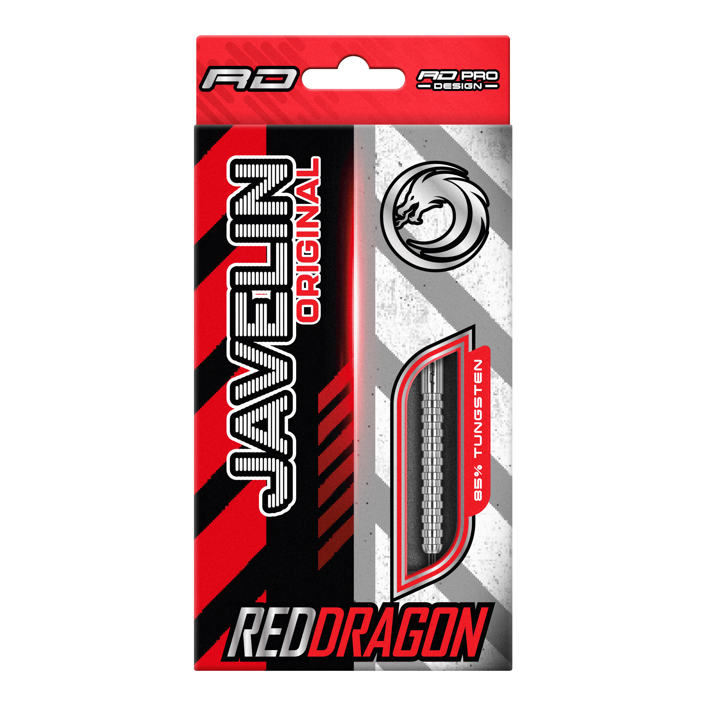 Ocelové šipky Red Dragon Javelin Auf dem Bild sind die Red Dragon Javelin Steeldarts zu sehen. Diese Darts sind für Präzision und Leistung bekannt.